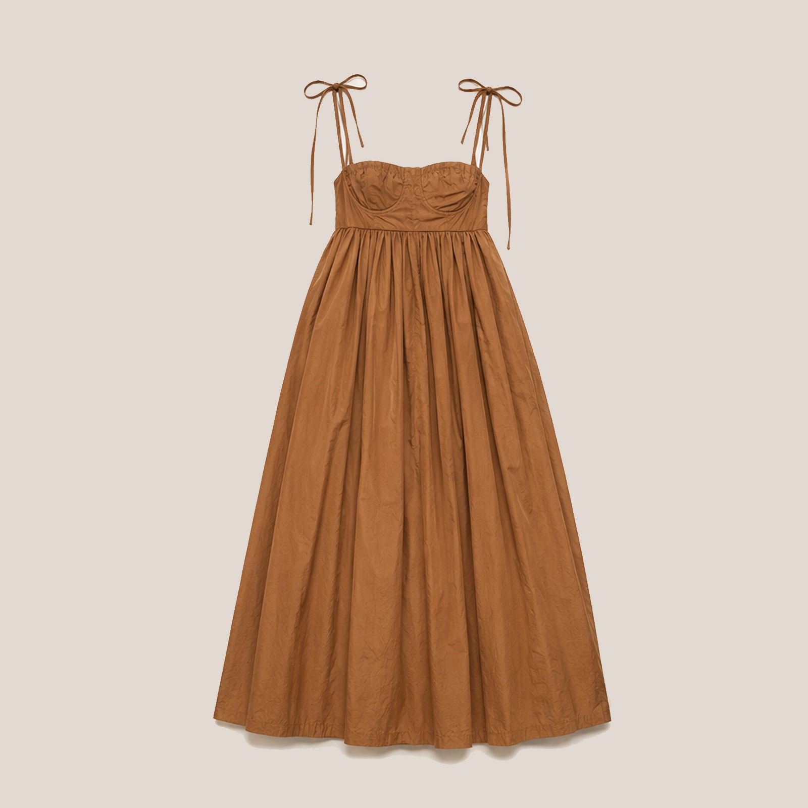 MME. ROYCE Dress - COGNAC
