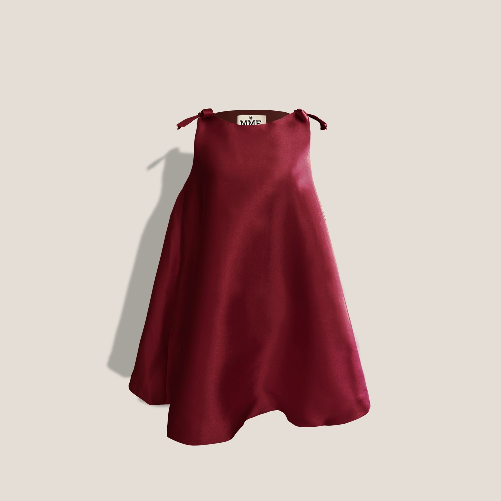 MME.MINK OPERA BALL DRESS - BURGUNDY