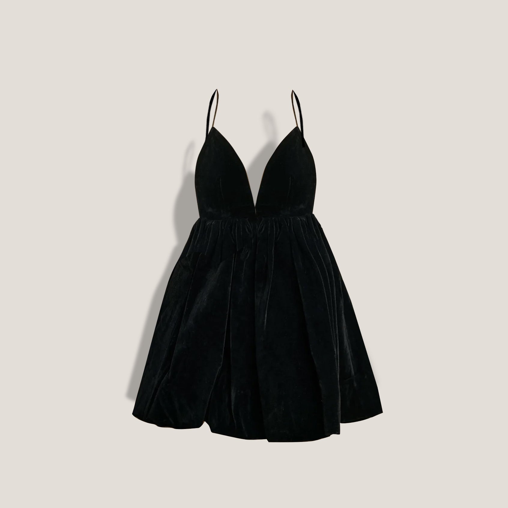 MME. MONACO COCKTAIL Dress - VELVET NOIR