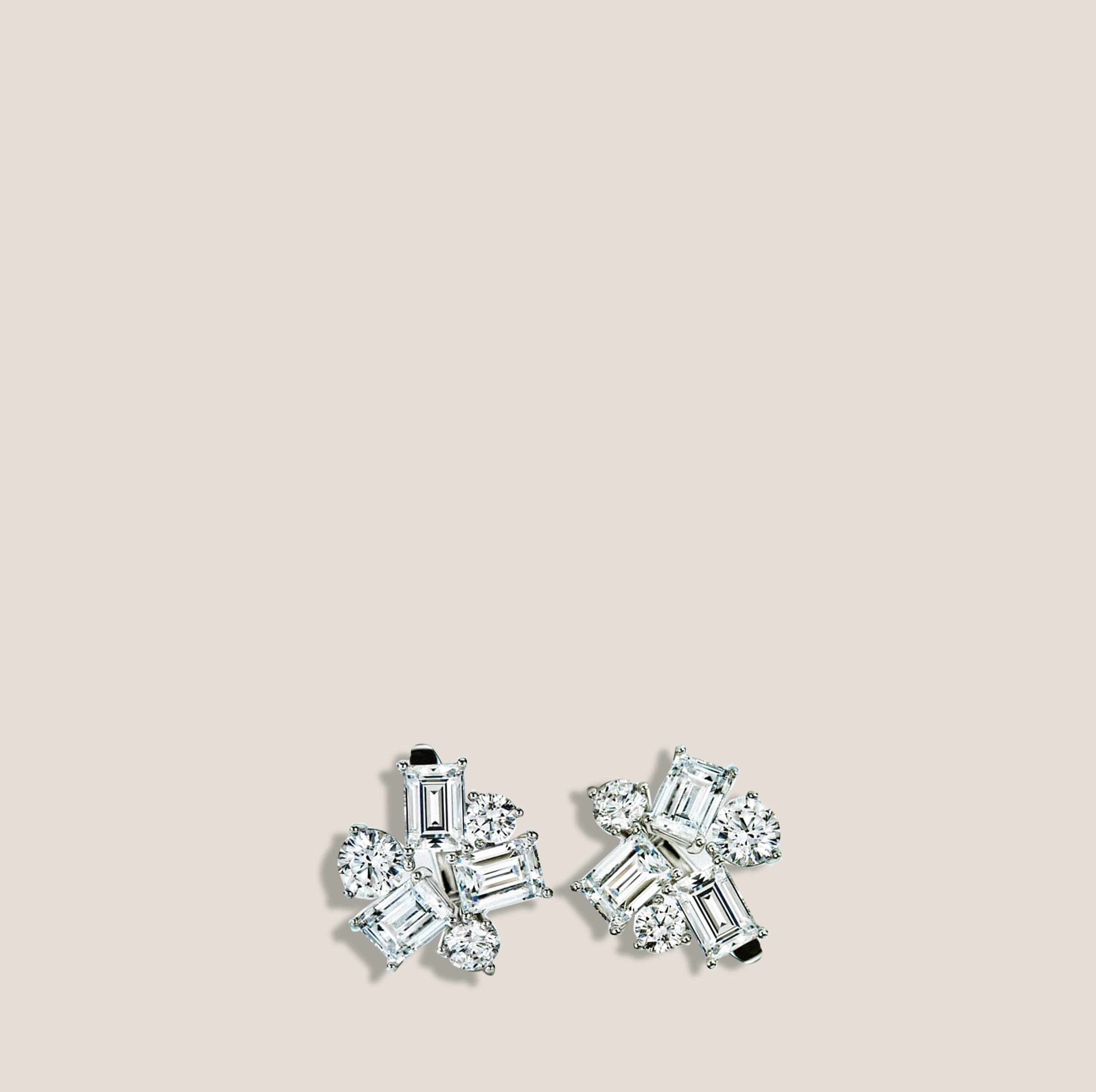 MME.MINK BAGUETTE Earrings