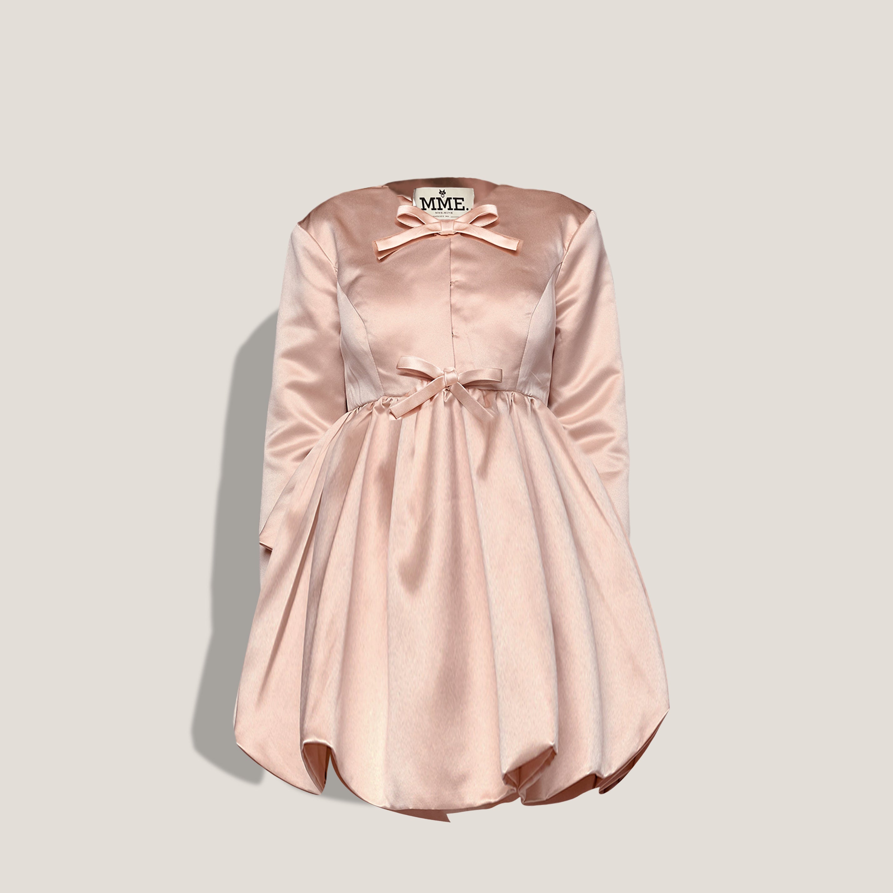 MME.MINK ELEANOR DRESS - BLUSH