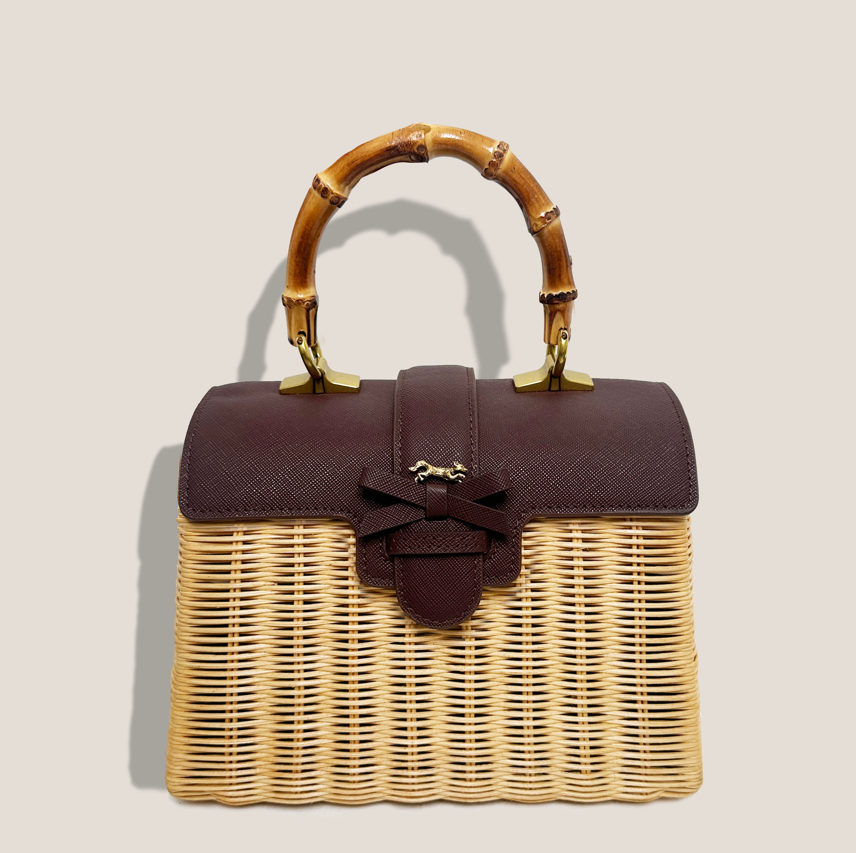 MME. CARLTON BASKET PETITE - ALMONDINE