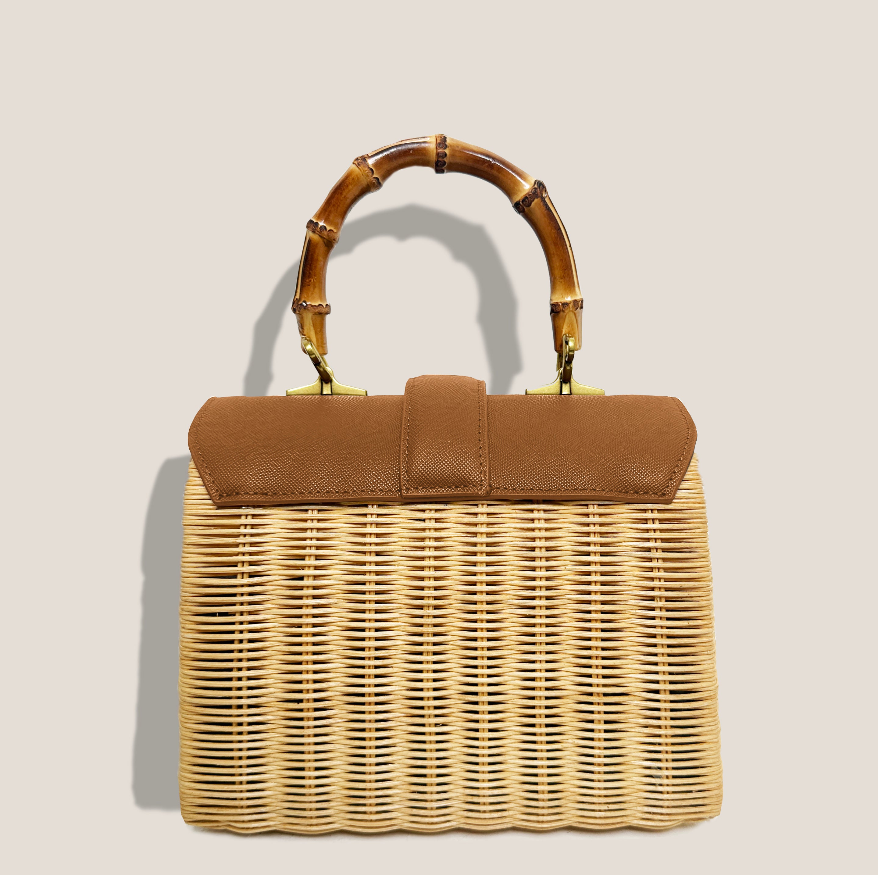 MME. CARLTON BASKET PETITE - CARAMEL