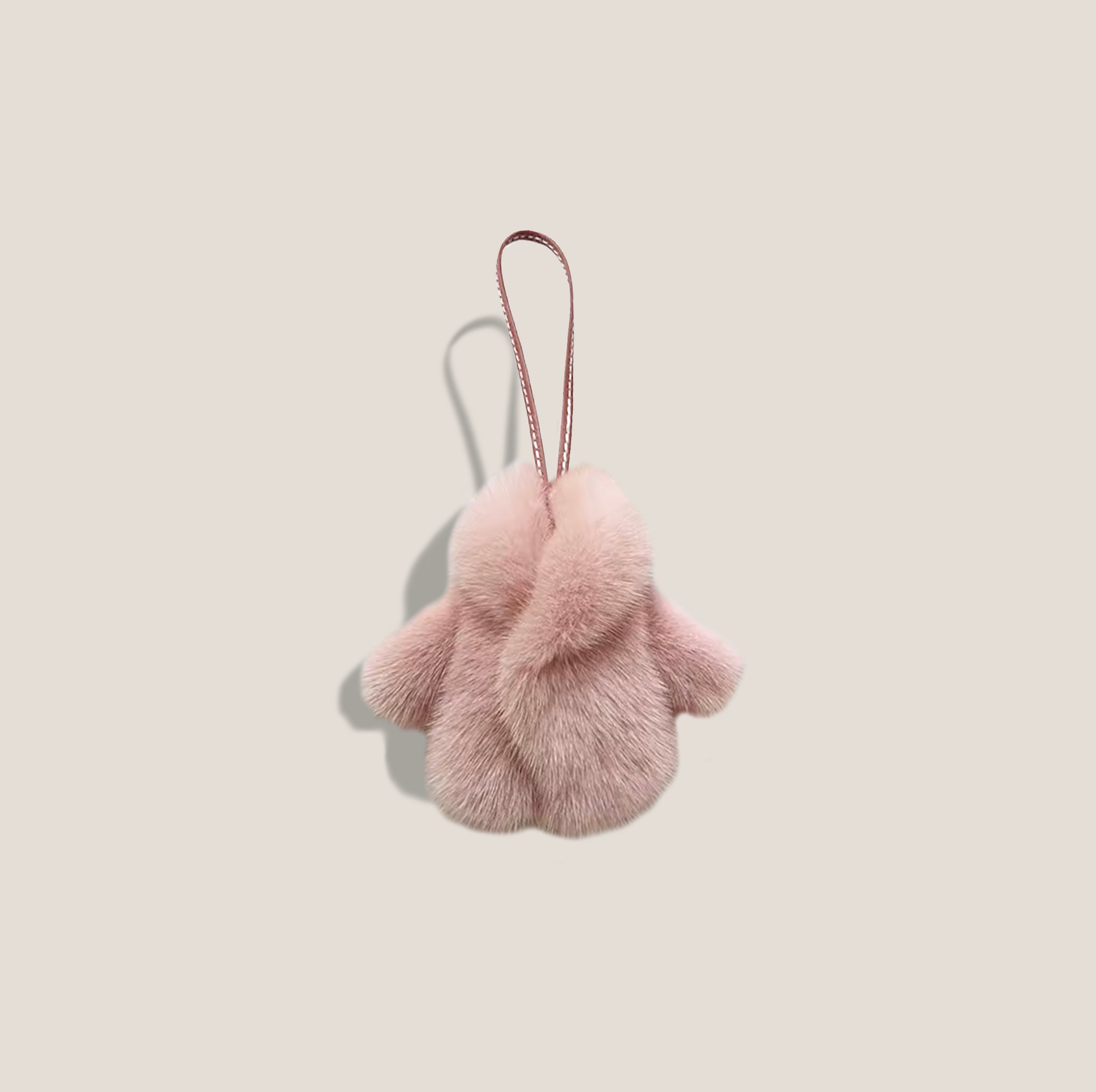 MME. CARLTON FUR COAT Bag Charm - PETAL