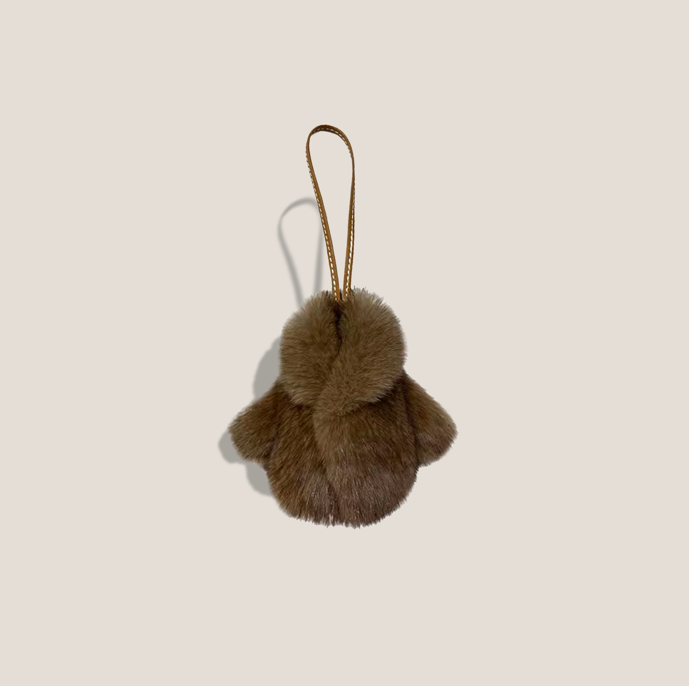 MME. CARLTON FUR COAT Bag Charm - SABLE