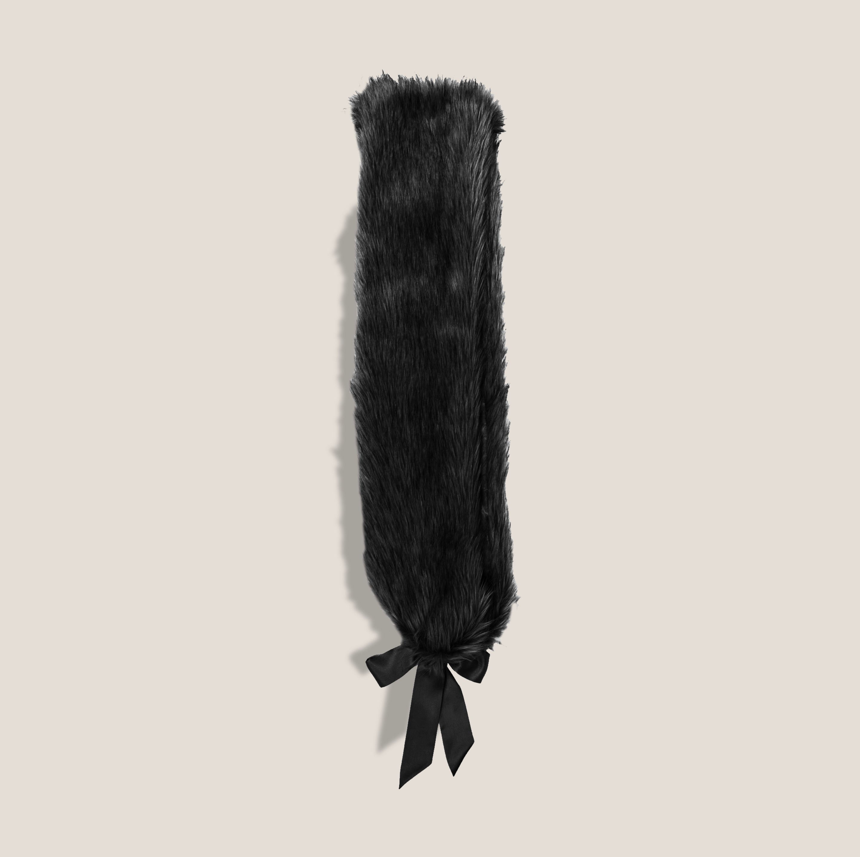 MME. BARDOT Wrap - Fur Scarf NOIR