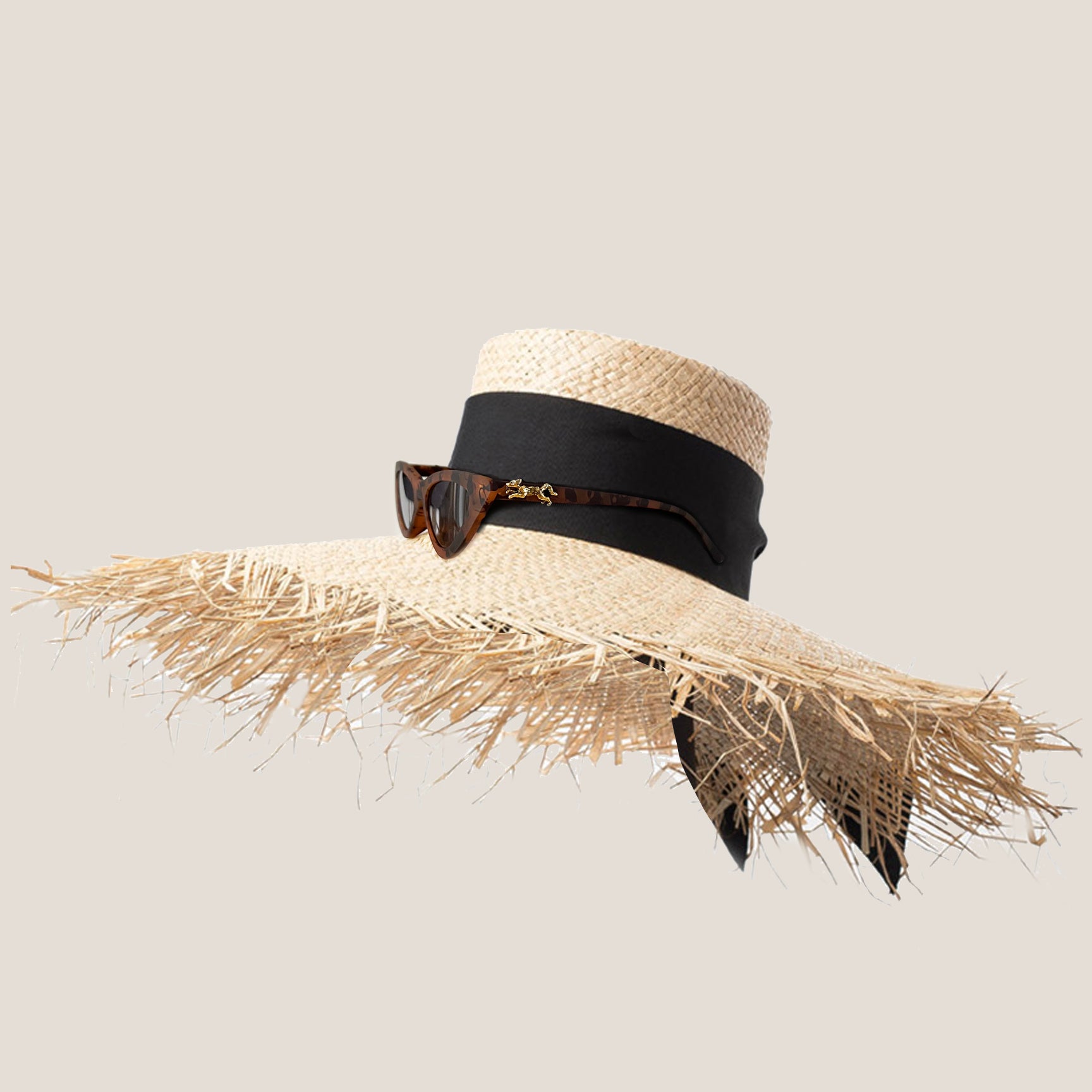 MME. SUMMER "FRINGE-Y" Hat + GLASSES