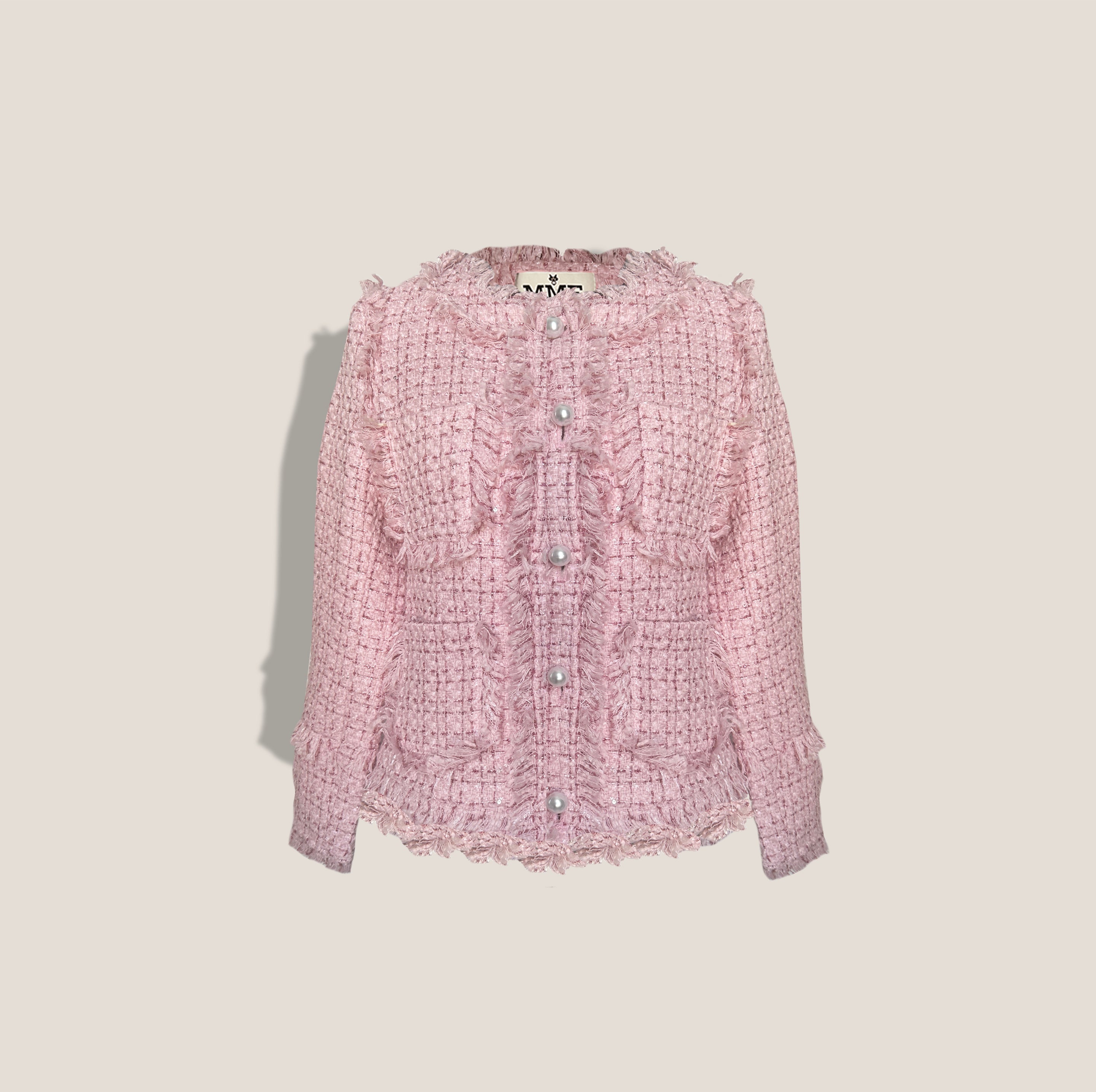 MME. FRINGY - BOUCLÉ JACKET - PETAL