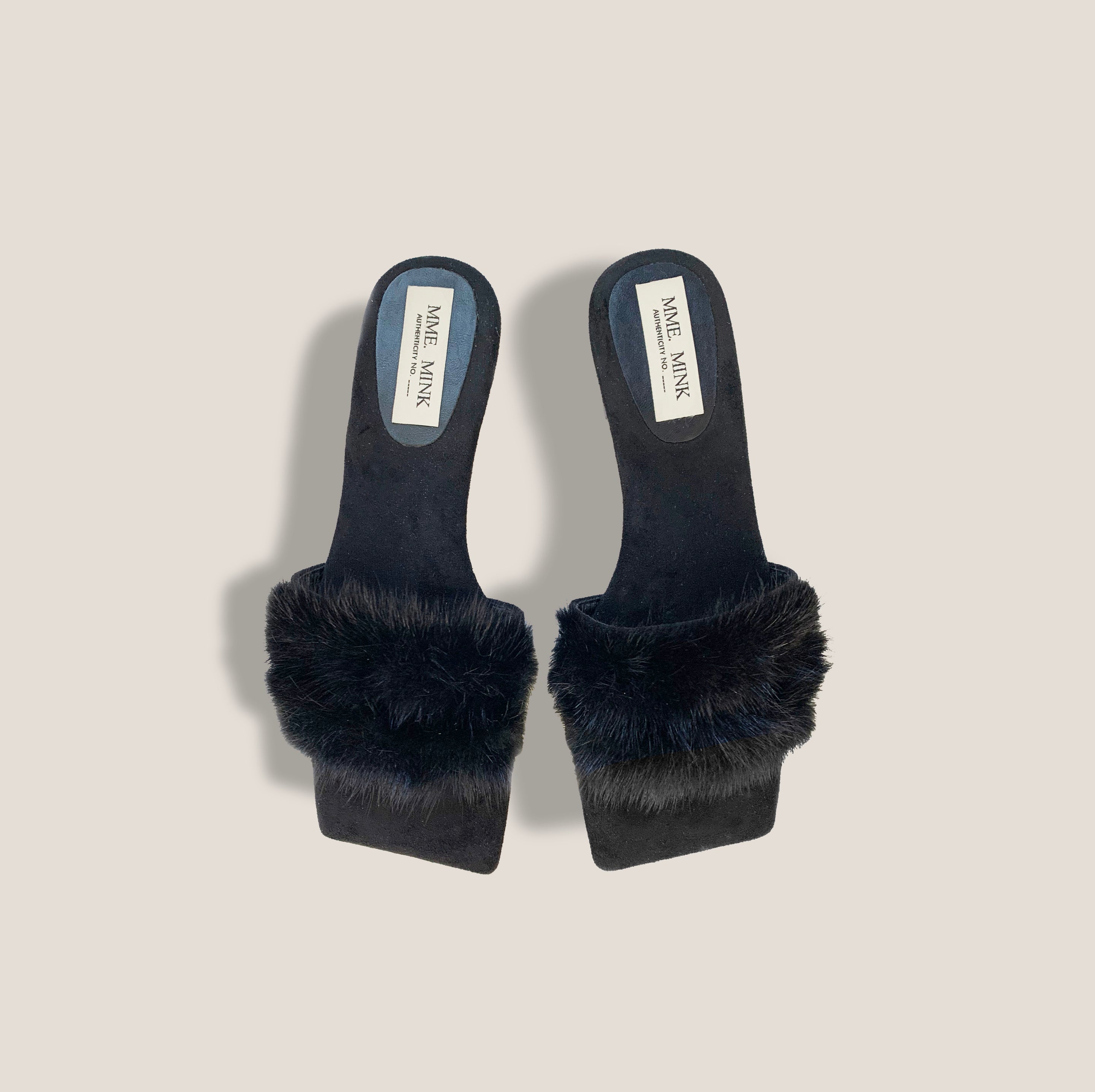 靴 Mademoiselle Mules Bing 65 | Linen Patent Leather Mules with Crystal Strap | JIMMY CHOO