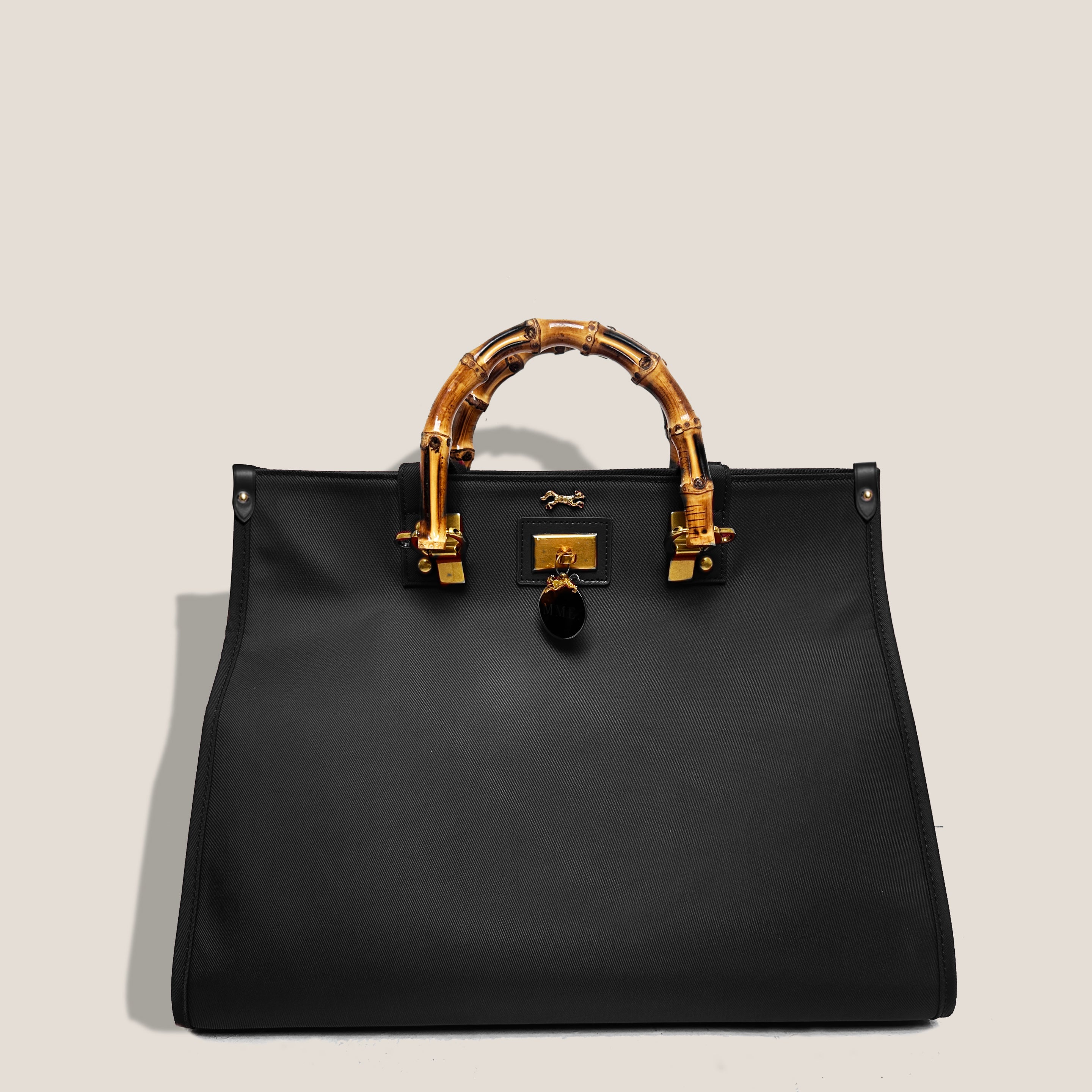 MME. ASTRUD TOTE - SATIN NYLON NOIR