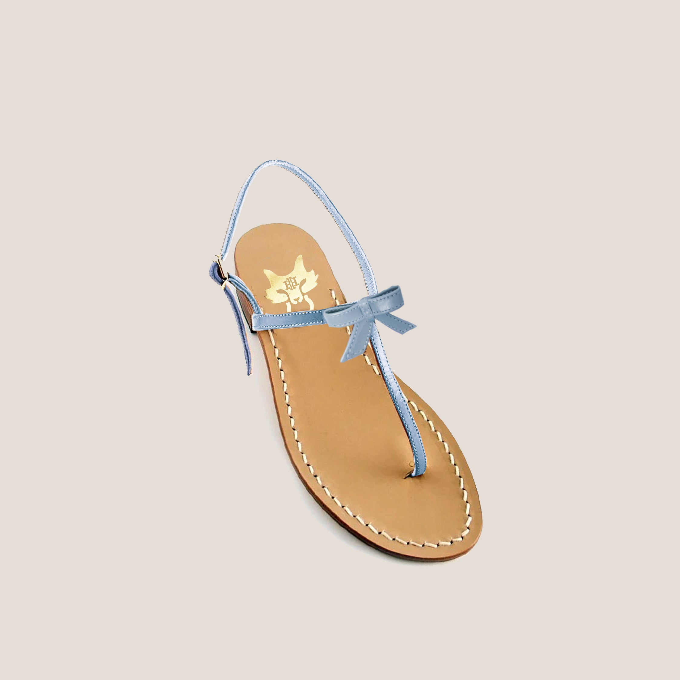 MME.MINK Jackie Sandal - Cornflower