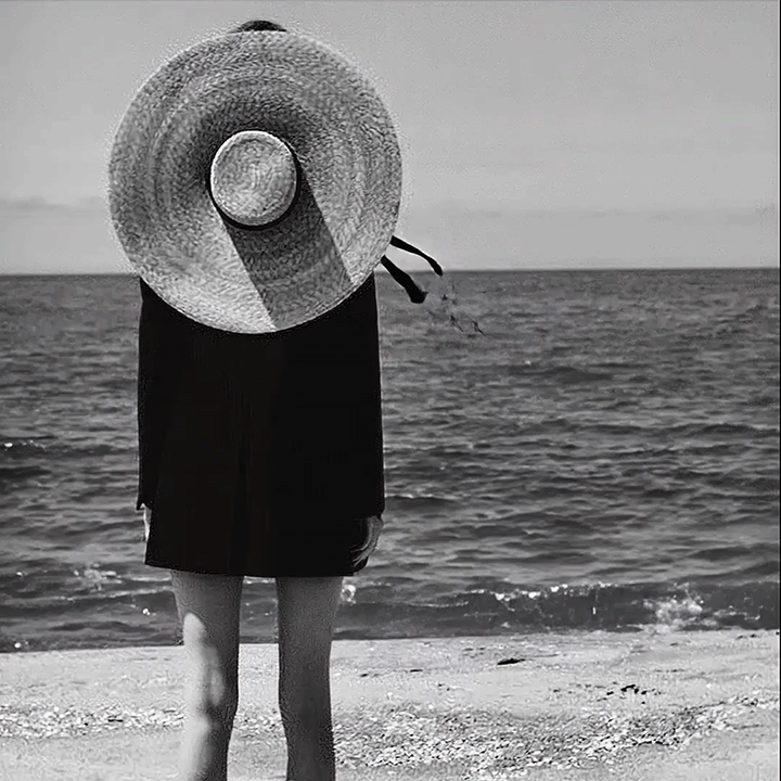 The CLUB ETE Beach Hat - Noir