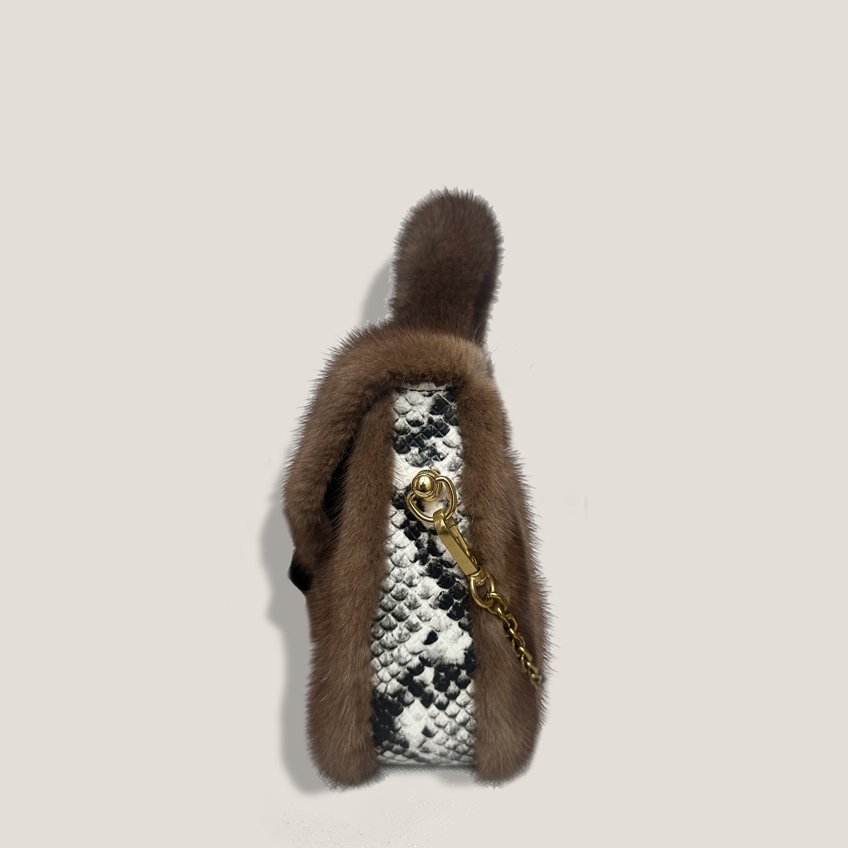 MME. MISS CARLTON BOW MINK BAG - Vintage Mink