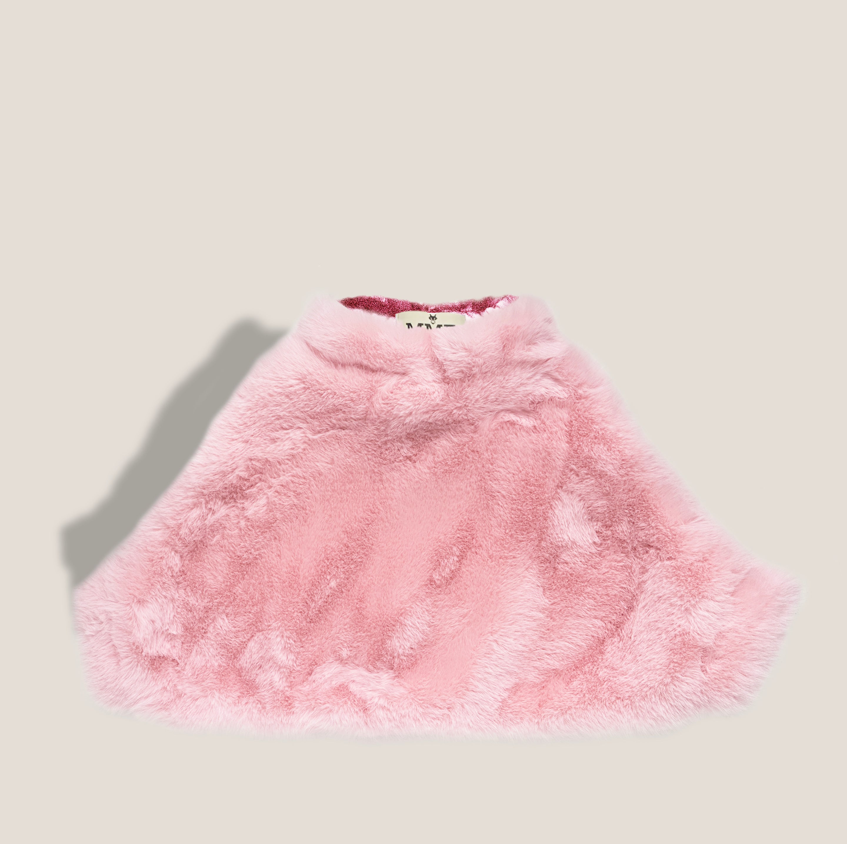 MME.MINK Legacy Poncho - ICE PINK