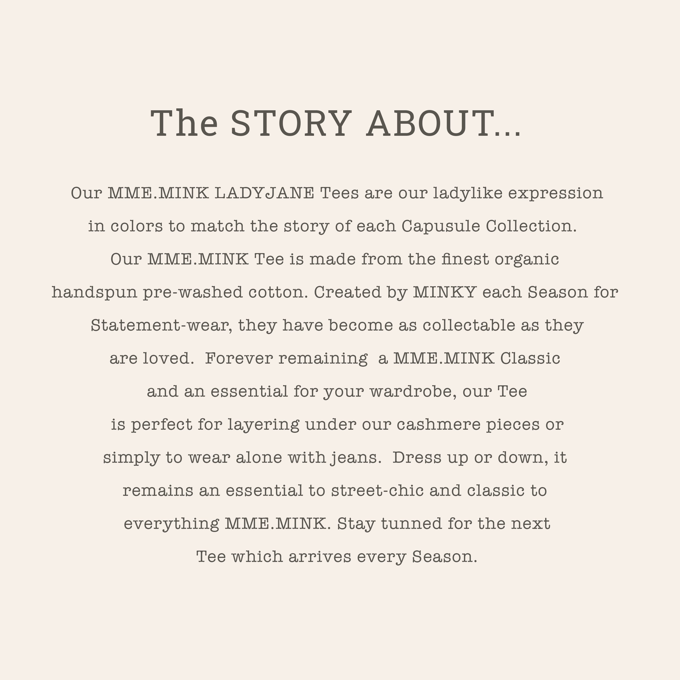 MME. LADY JANE TEE - MOSS