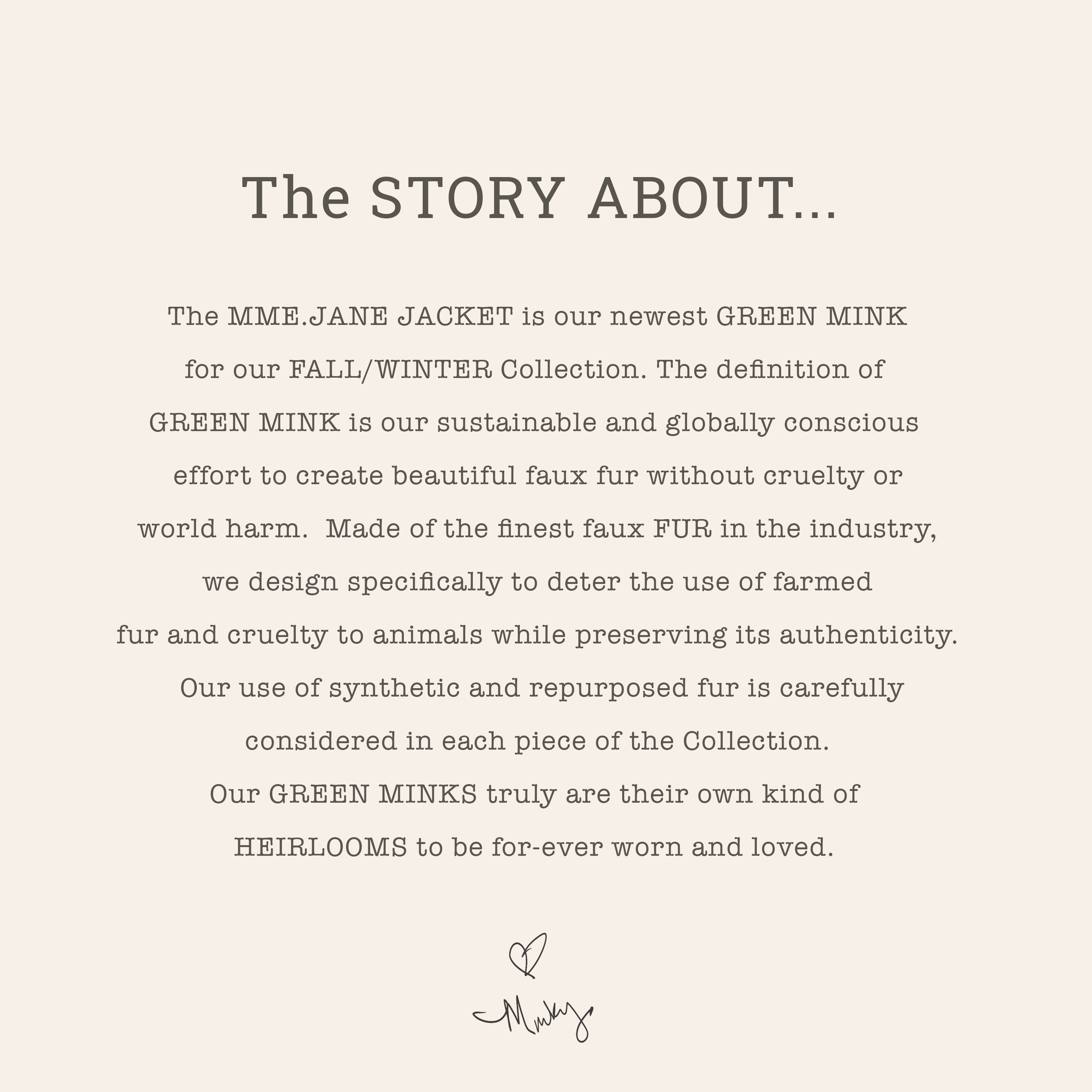 MME. JANE JACKET - FAWN