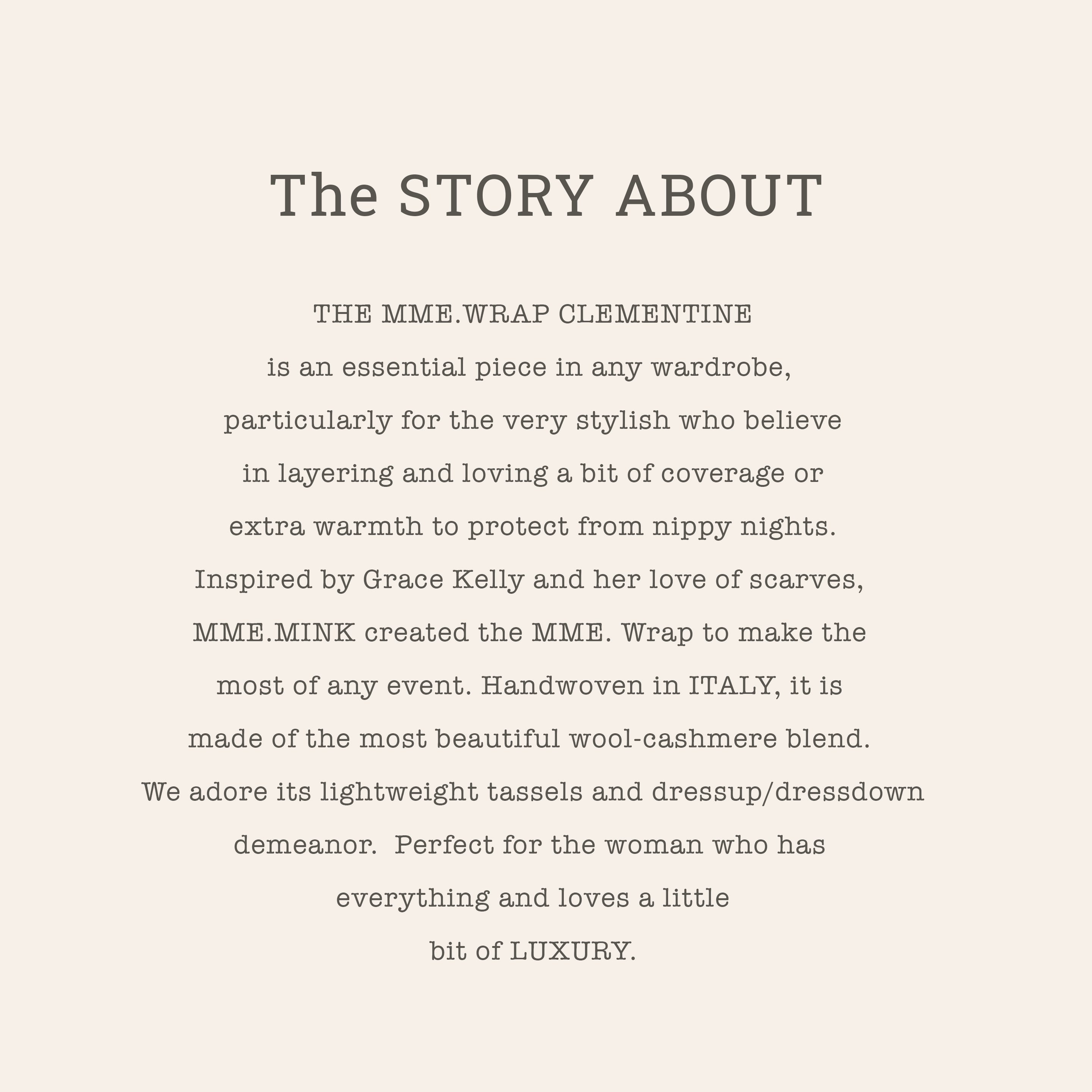 MME. WRAP - CLEMENTINE