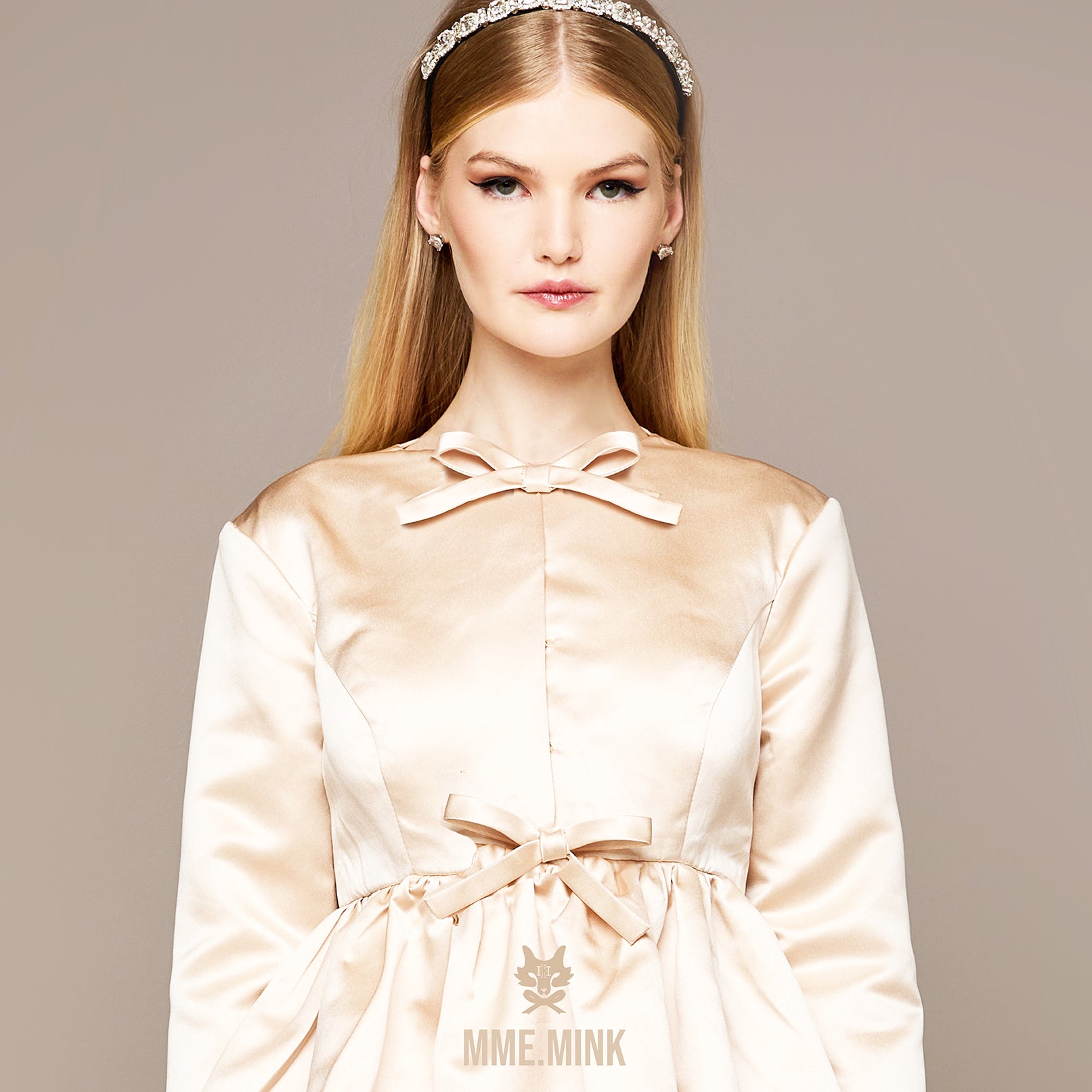 MME.MINK ELEANOR SUIT - Nude Pink