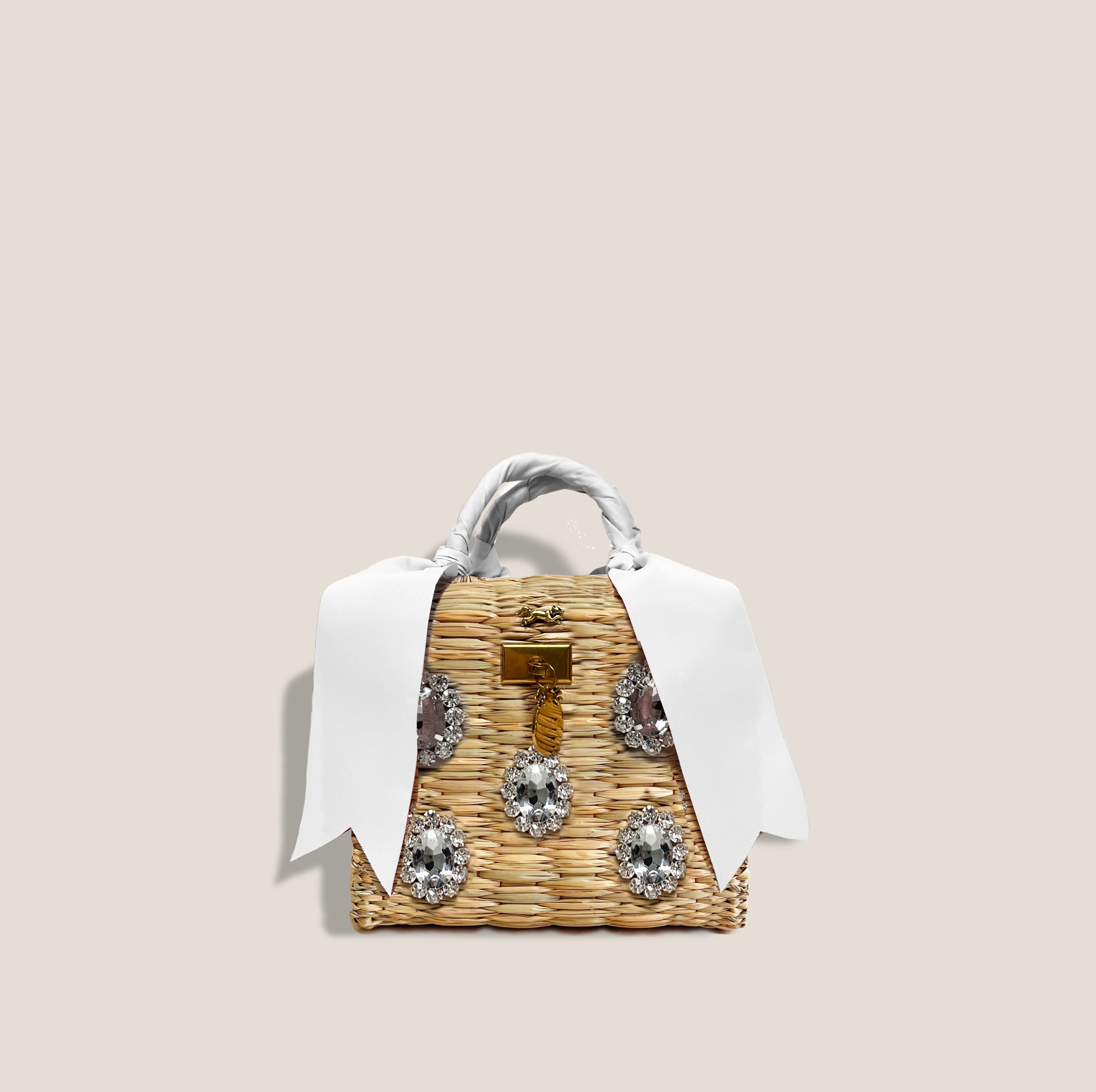 THE GIGI MINI BASKET - BLANC