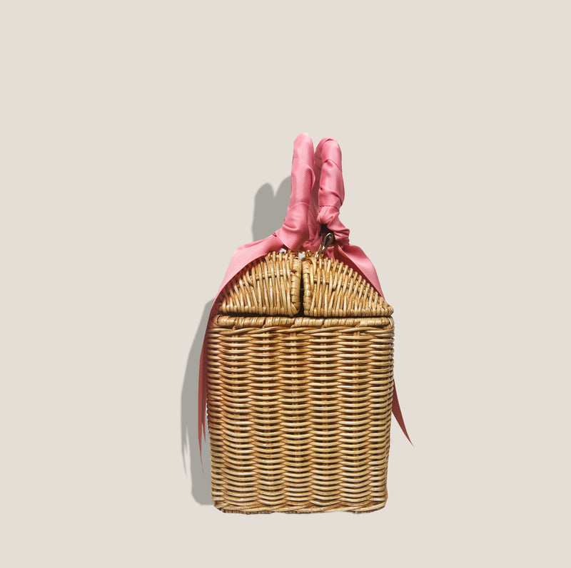 Mme.MINKMME. CROQUET Tote No. 2 - PEONY