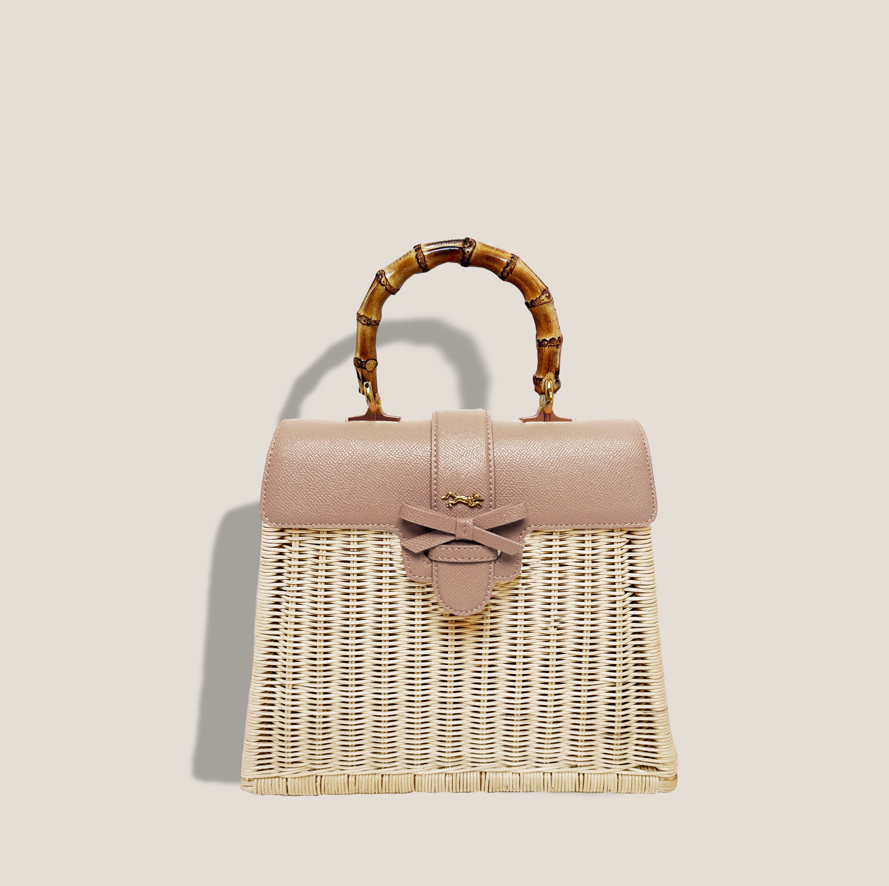 MME. CARLTON MONACO BAG - NUDE