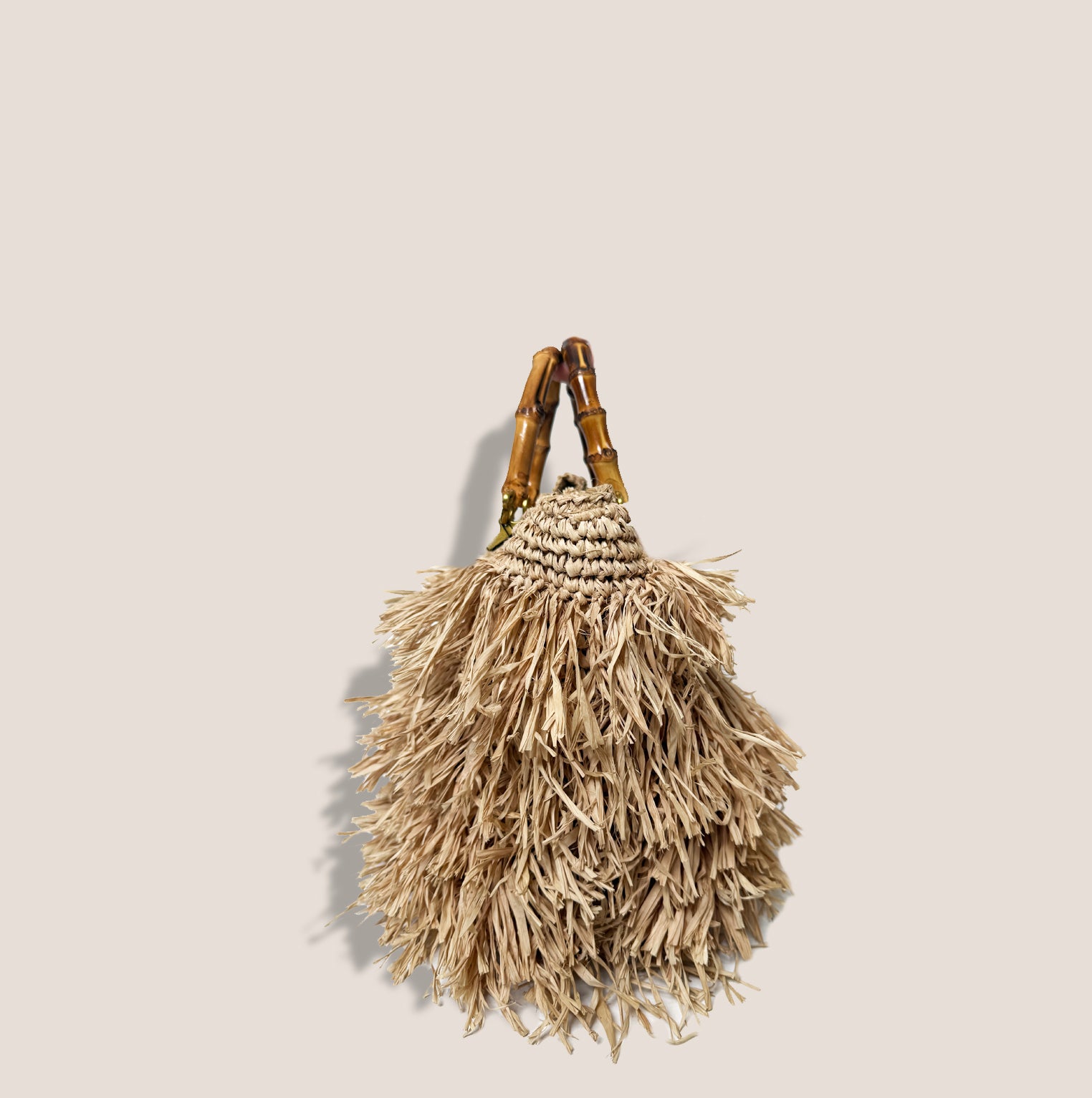 MME. ASTRUD "FRINGE" TOTE - NATURAL