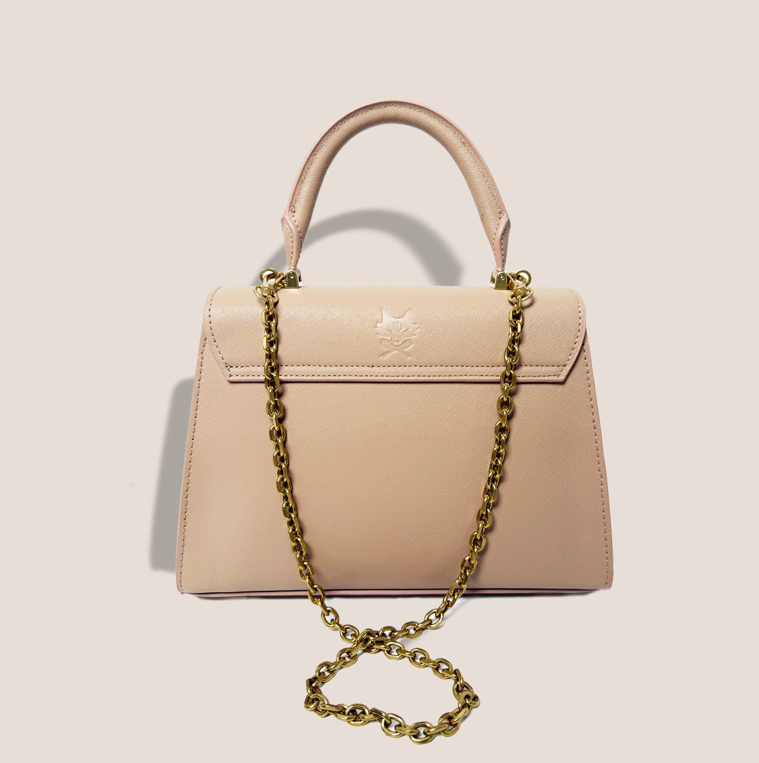 MME. AUDREY BOW Bag - NUDE