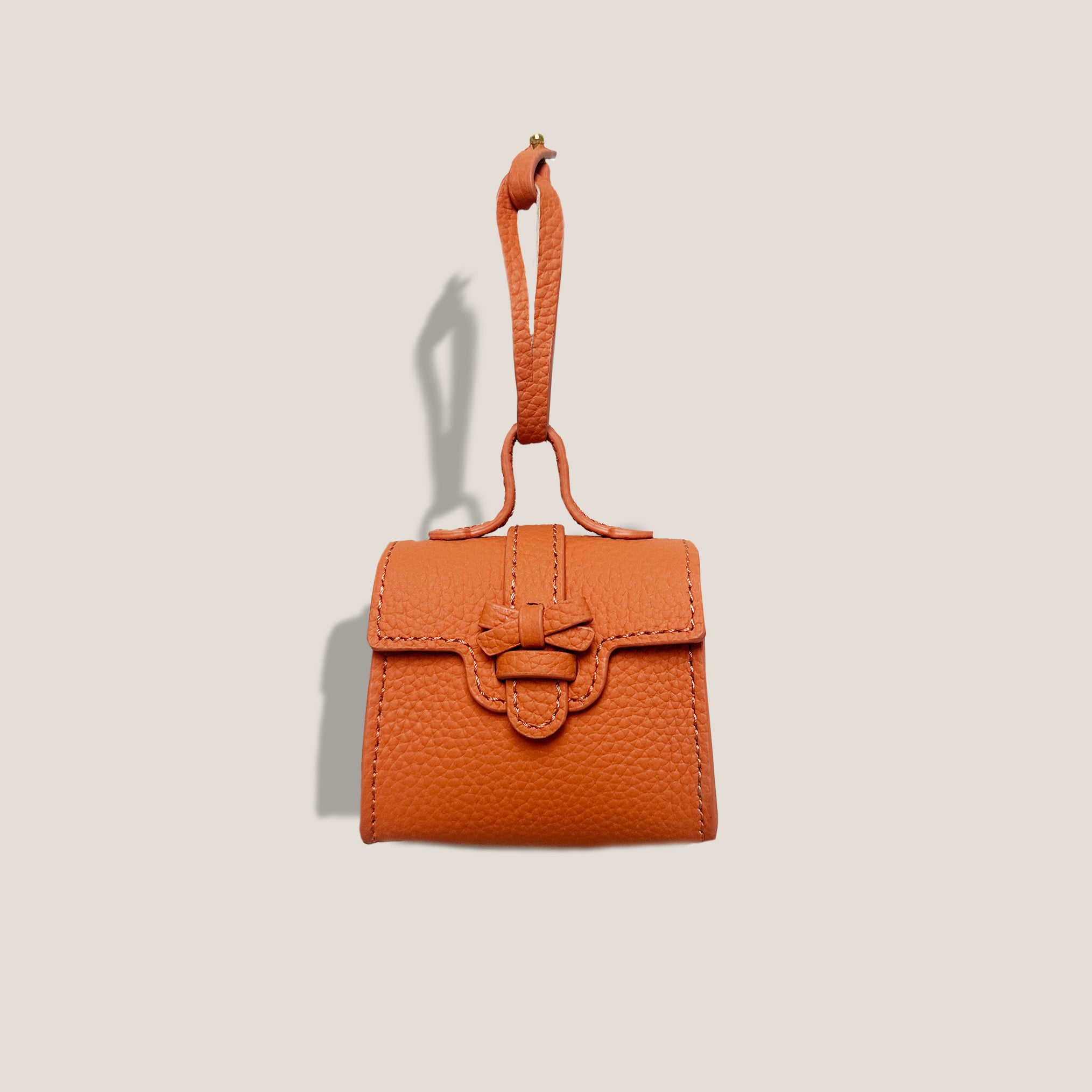 MME. BABY CARLTON BOW BAG - CLEMENTINE