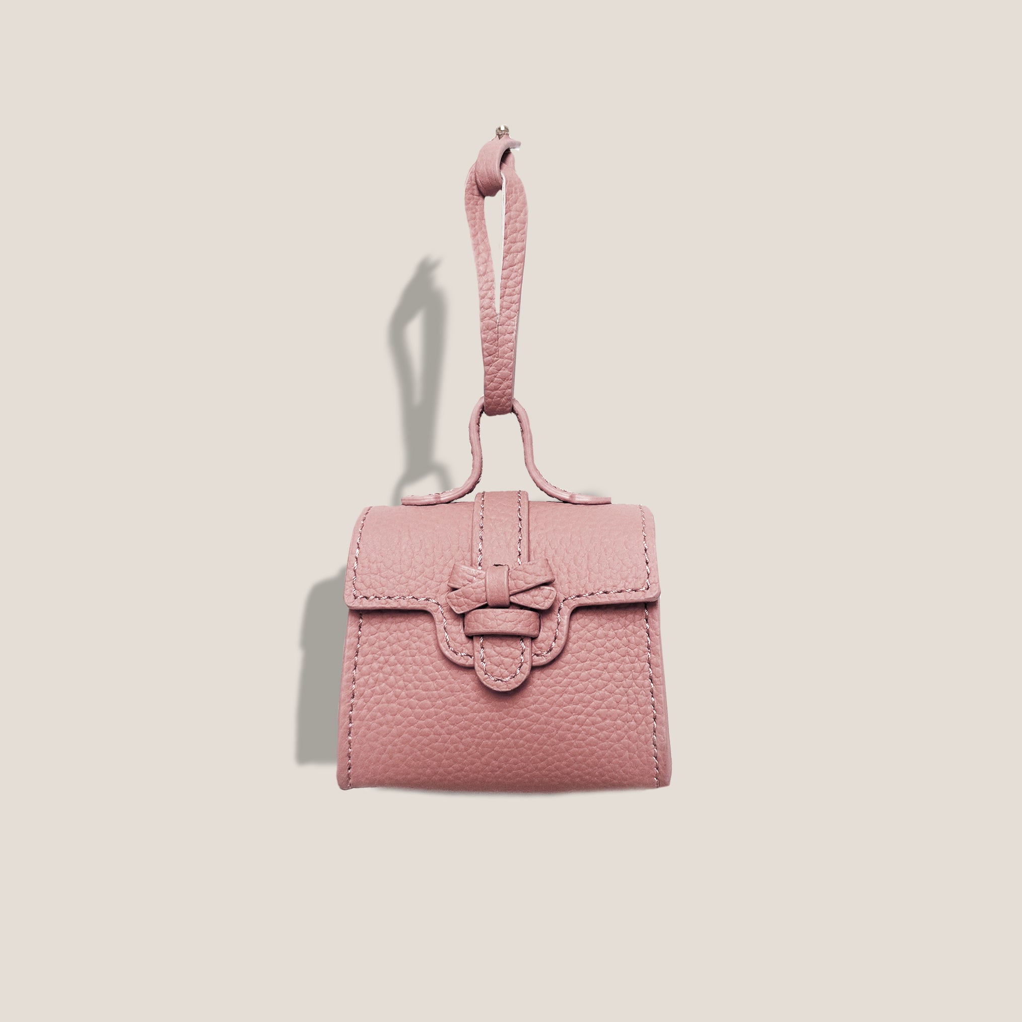 MME. BABY CARLTON BOW BAG - PETAL