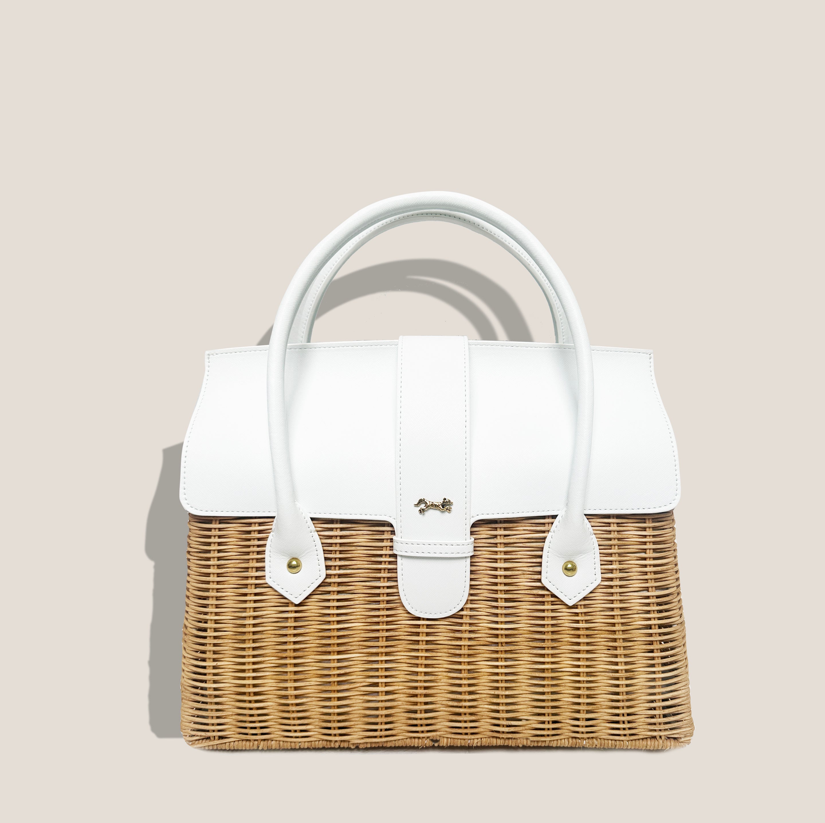 THE ONASSIS 35 BASKET - BLANC