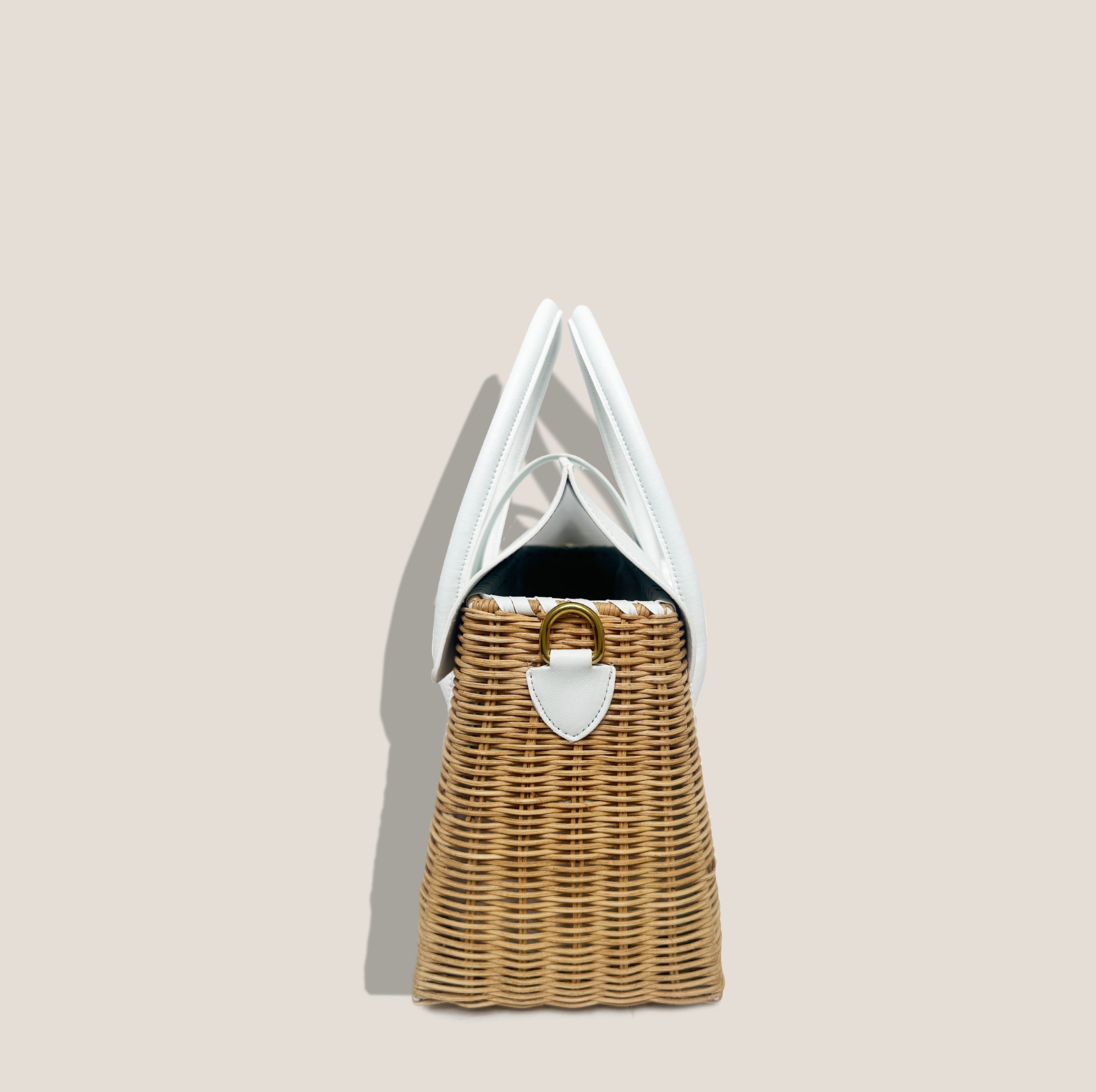 THE ONASSIS 35 BASKET - BLANC