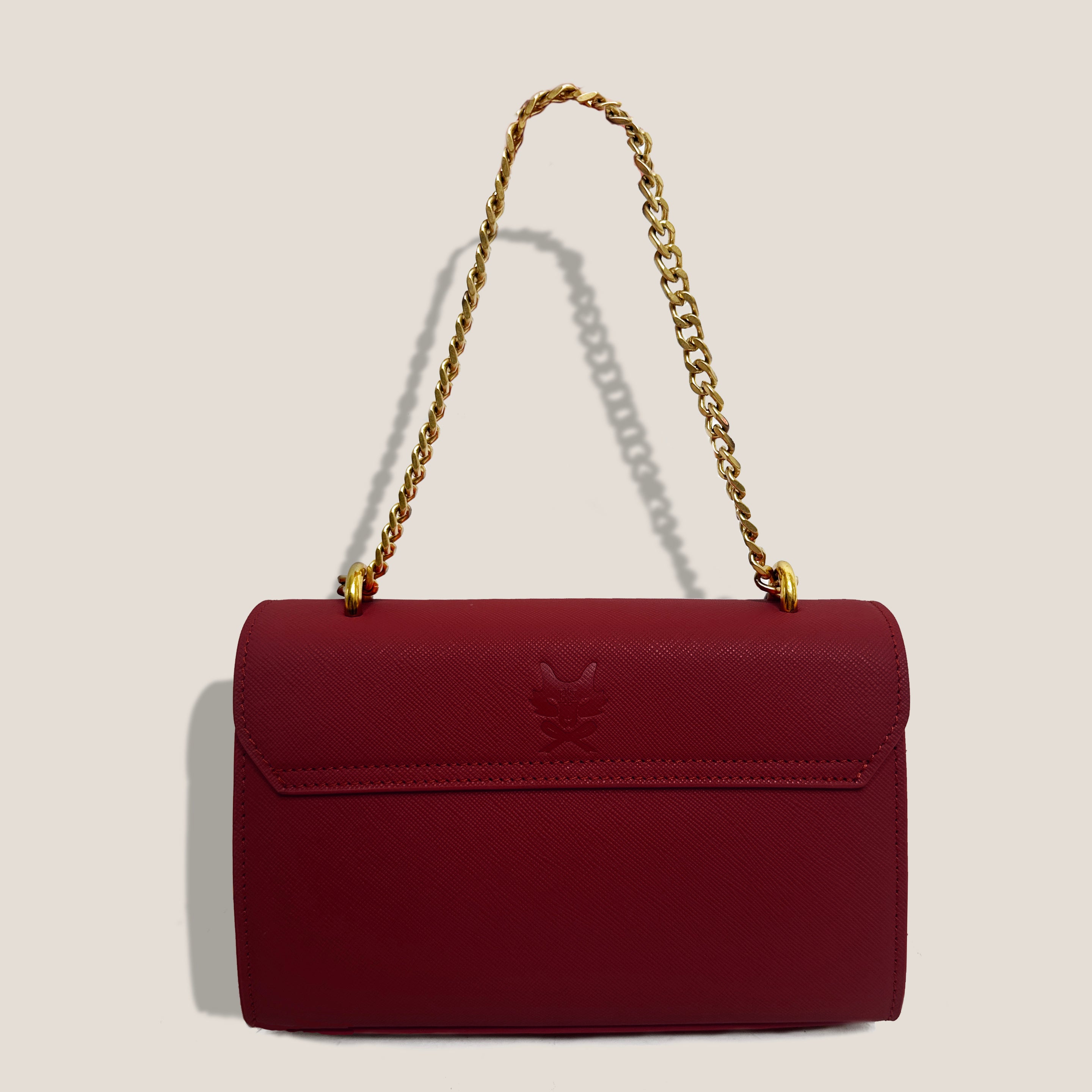 MME. BELGRAVIA CLUTCH - BURGUNDY
