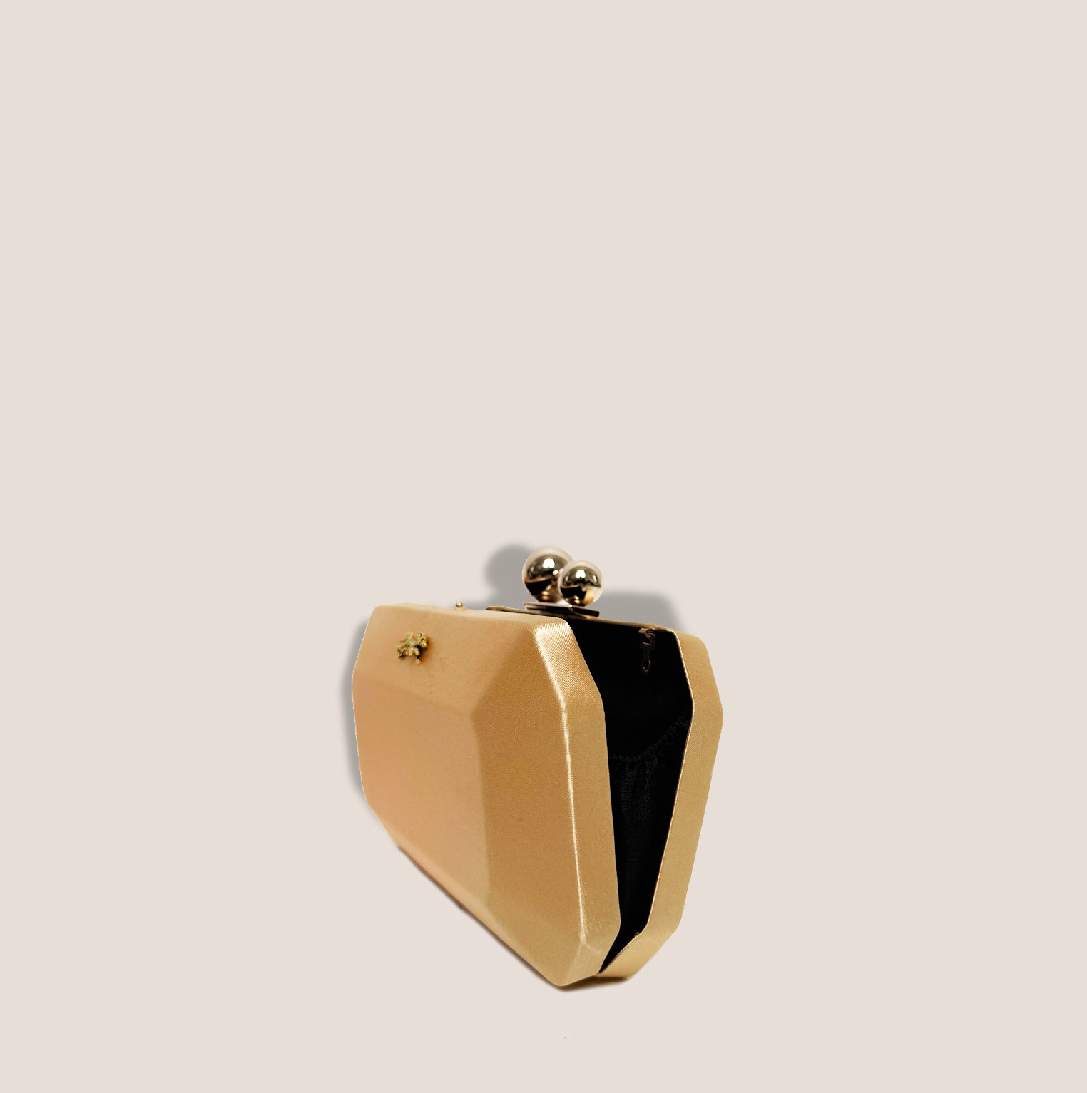 MME. MINK Cushion Clutch - BLONDE