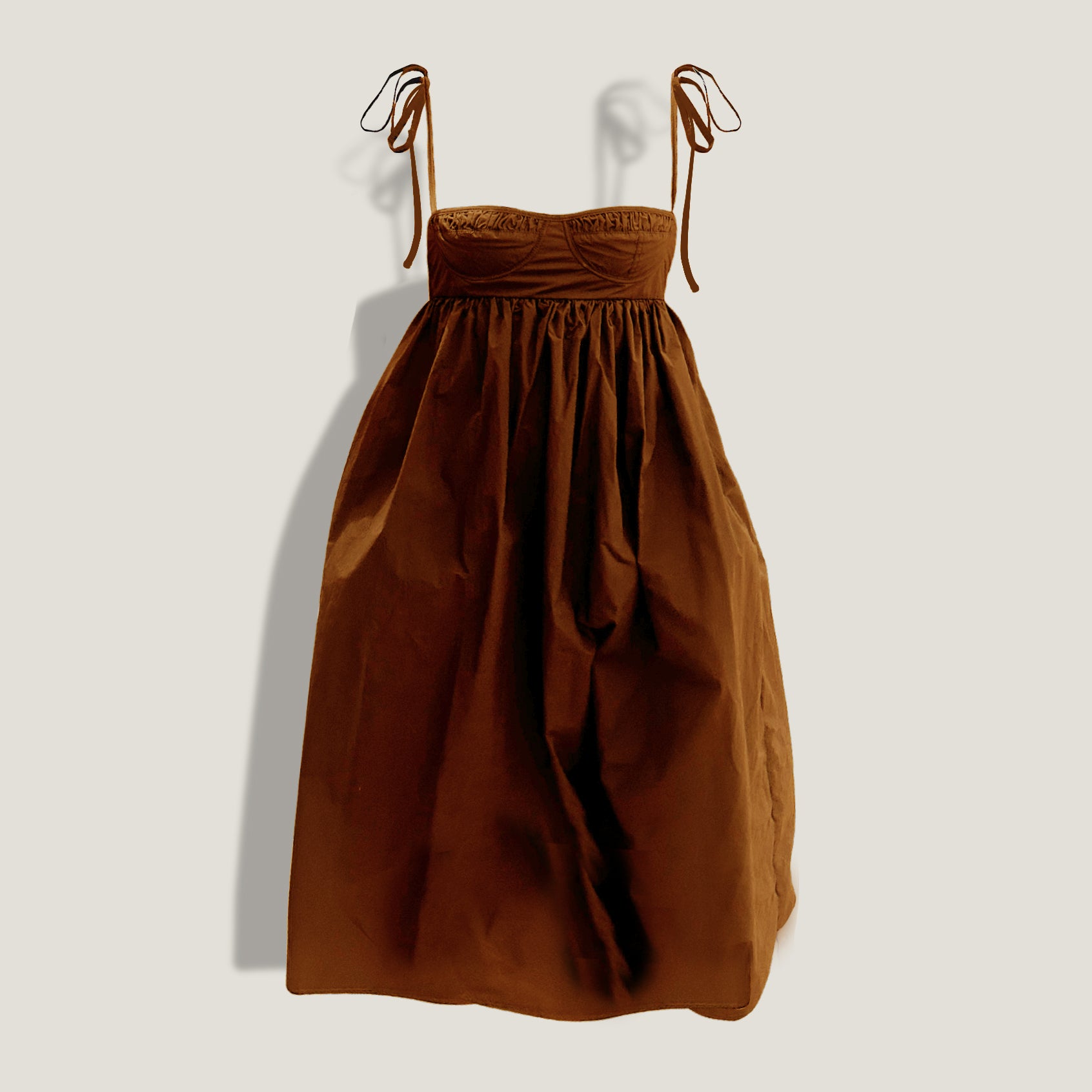 MME. ROYCE Dress - COGNAC