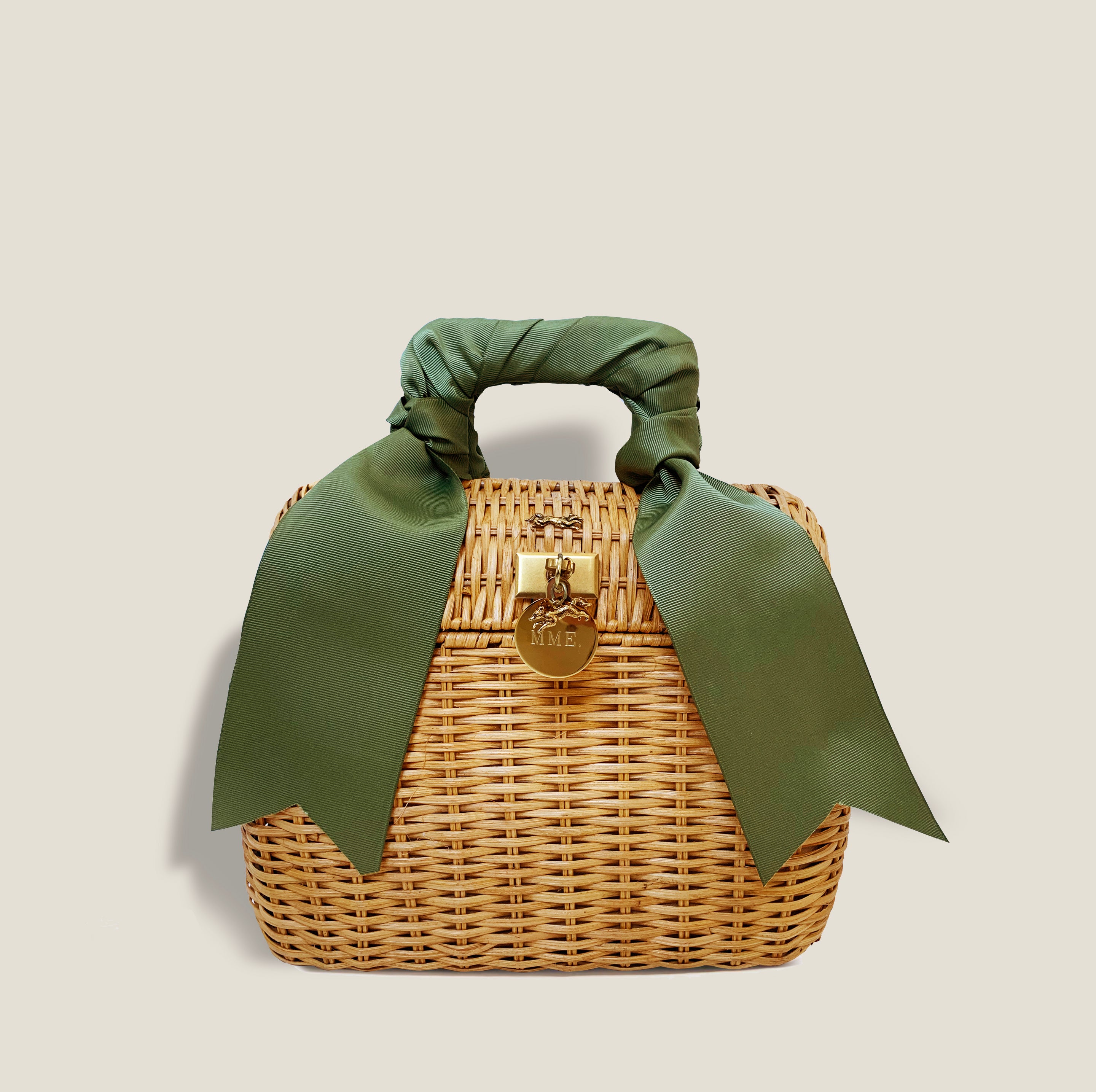 The MME. CROQUET Tote -MOSS