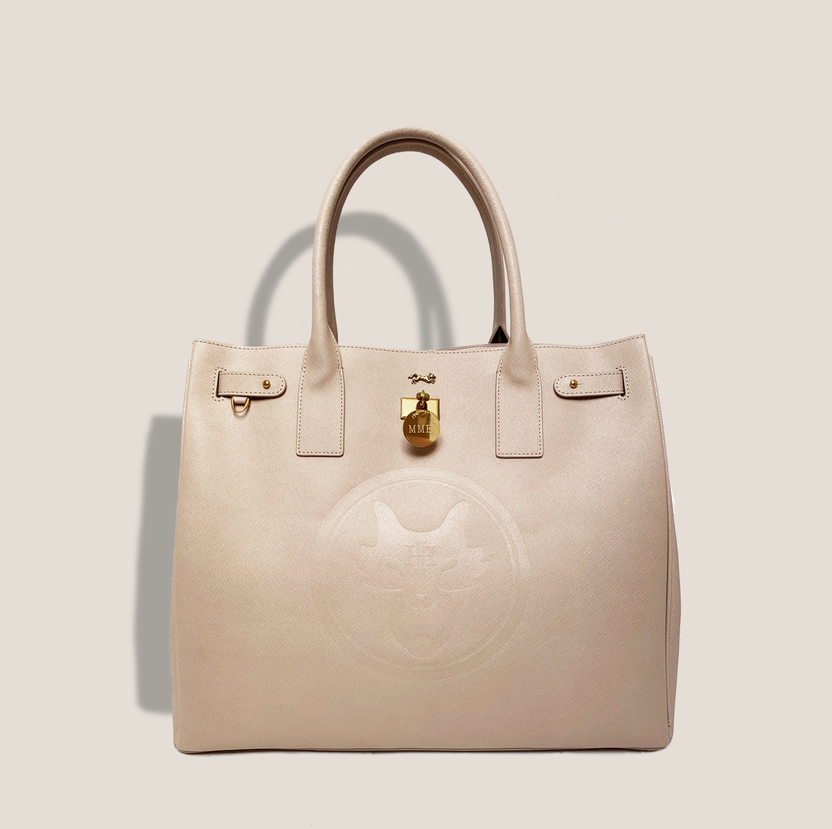 THE HERITAGE TOTE in Nude GRAND