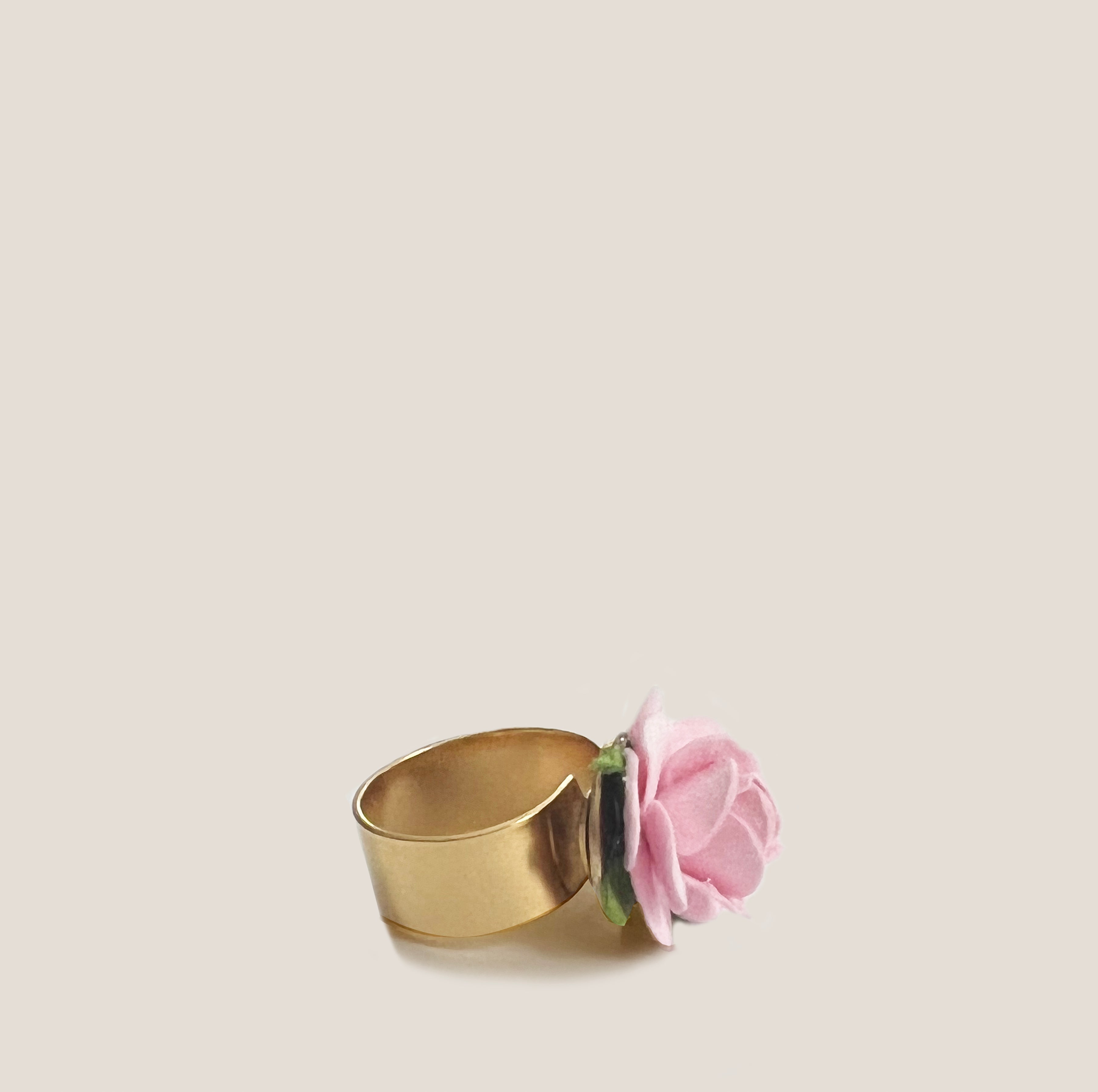 MME. MINK ROSE RING