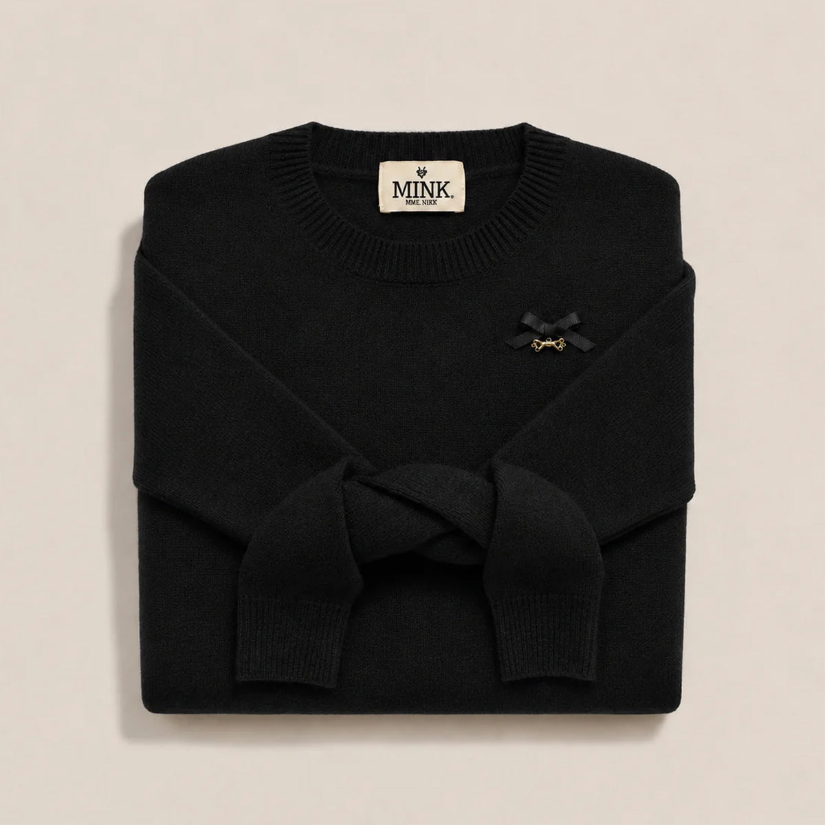 MME. Cashmere "Pully" - Noir