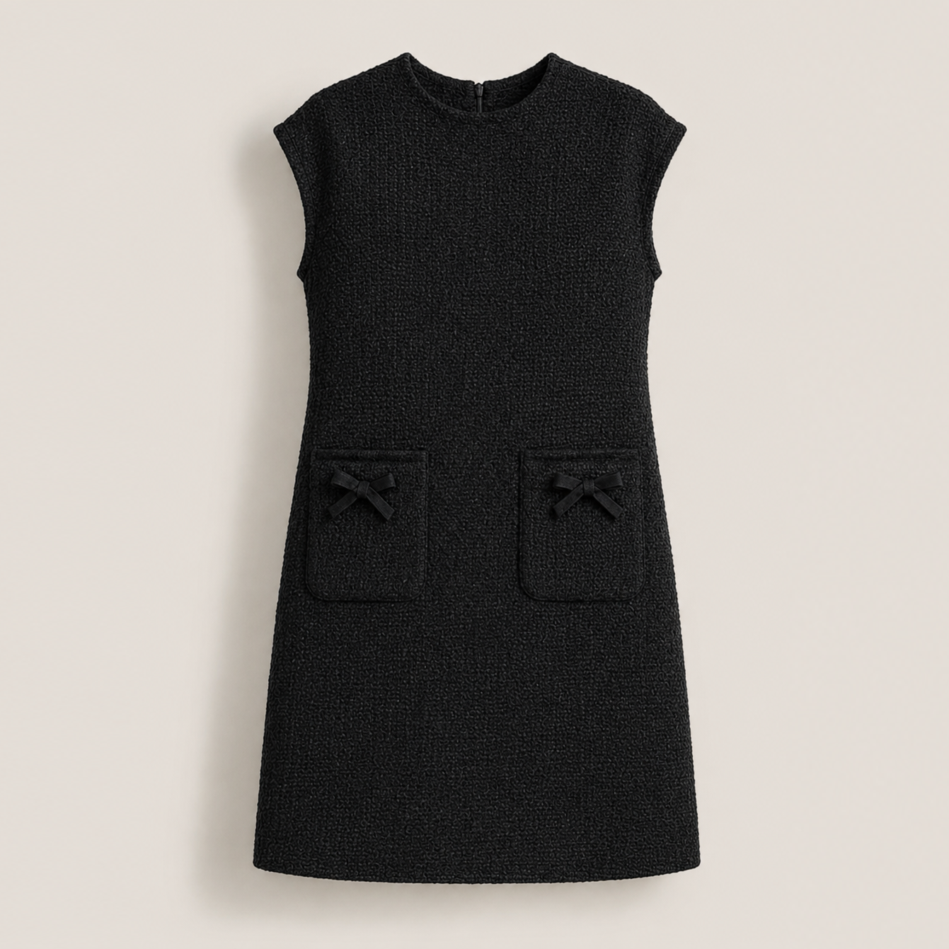 MME. TURLINGTON BOUCLÉ Dress - NOIR