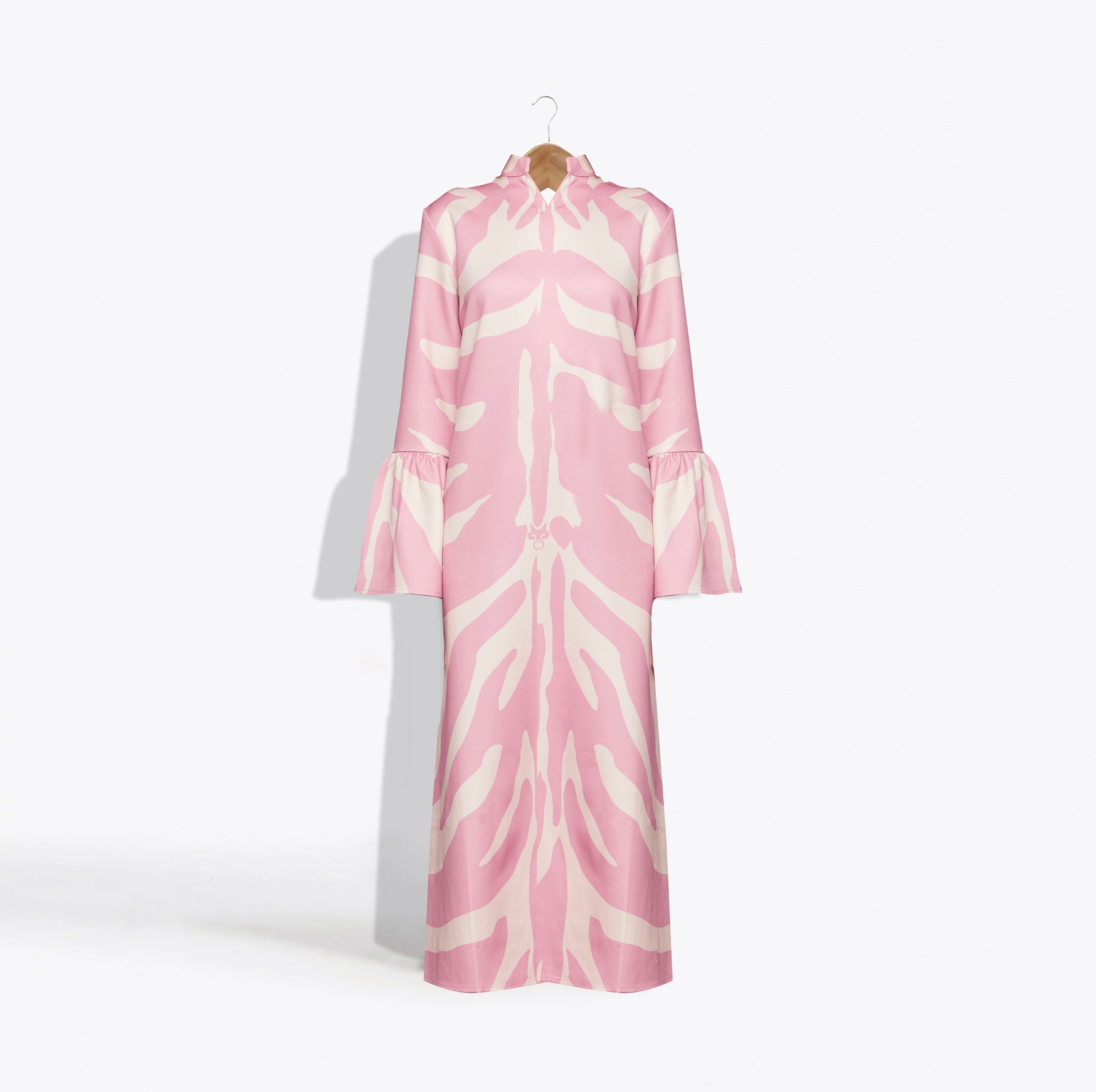 MME. "ZEBRA" PALM BEACH Dress - ROSE