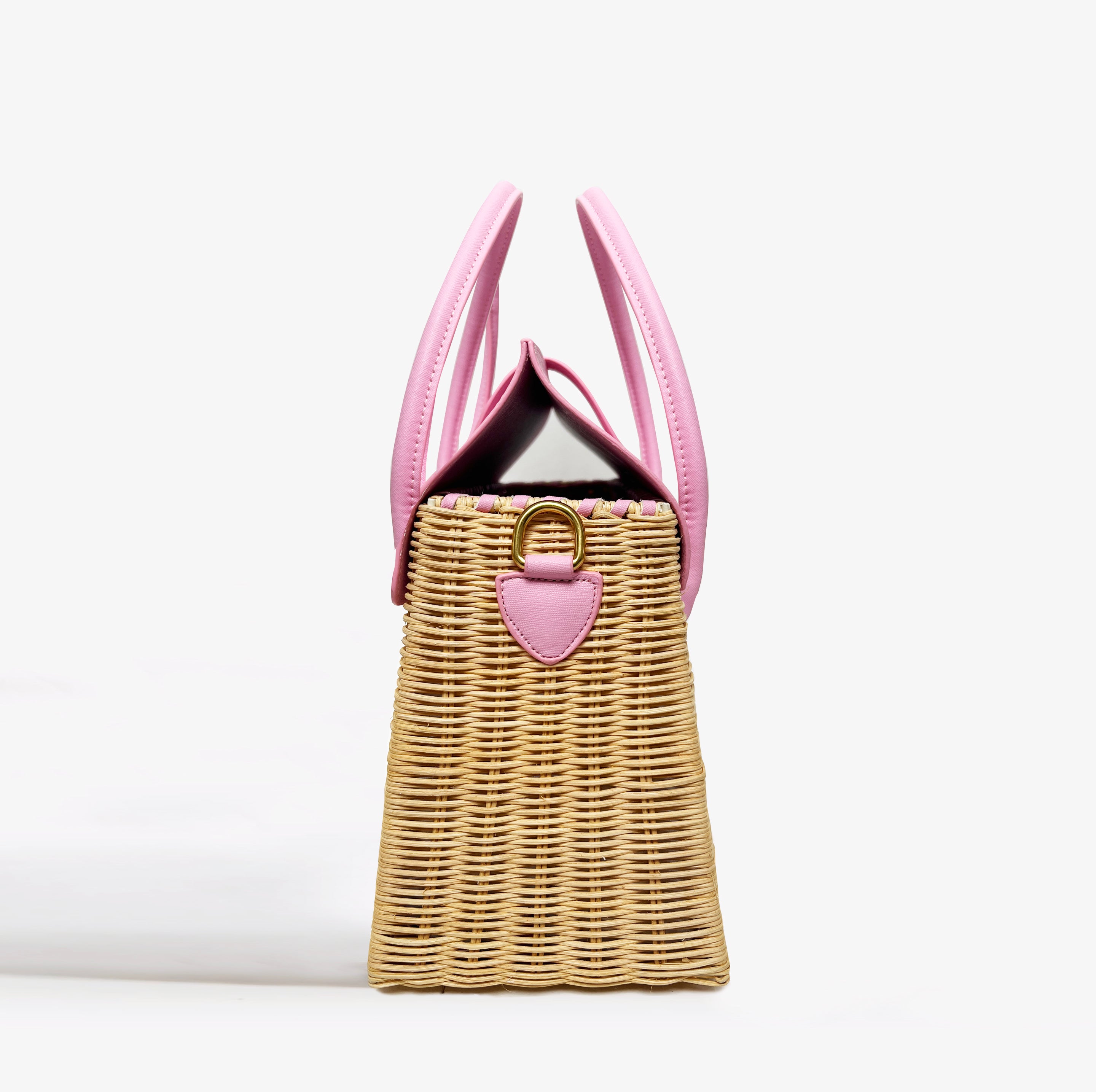 THE ONASSIS 35 BASKET - PEONY PINK