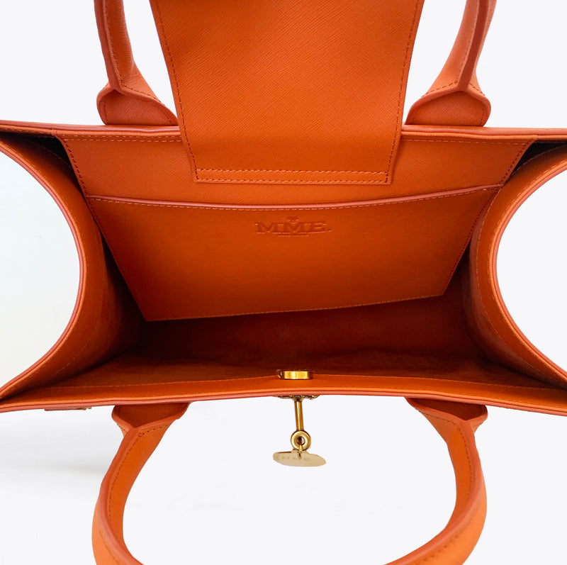 Mme.MINKThe Staffordshire Tote in Clementine