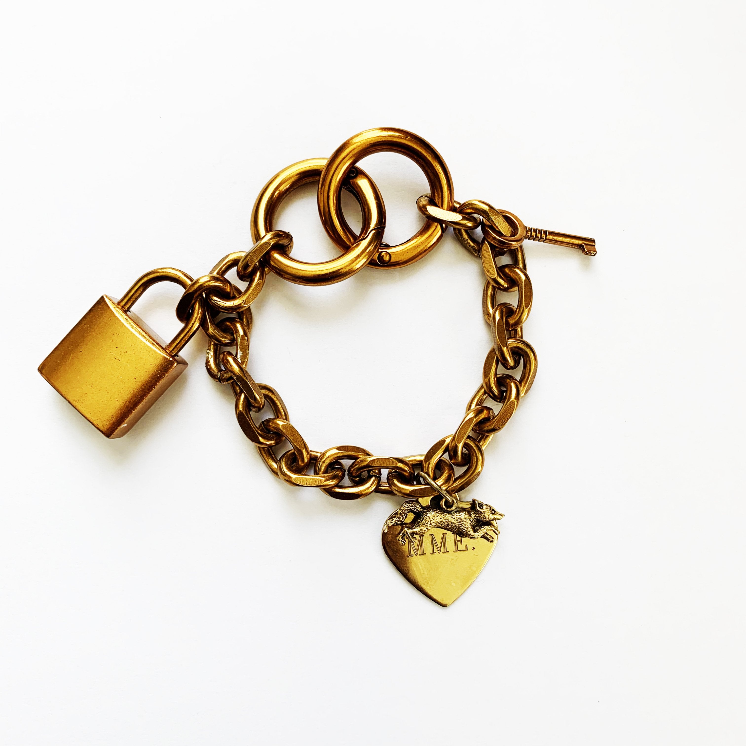 MME.CHARM LOCK BRACELET
