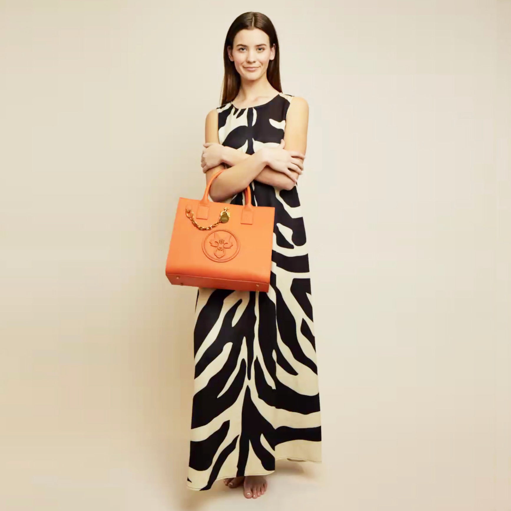 MME. "ZEBRA" Garden Dress