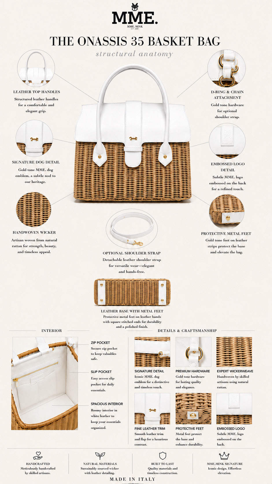 The Onassis 35 Basket Bag