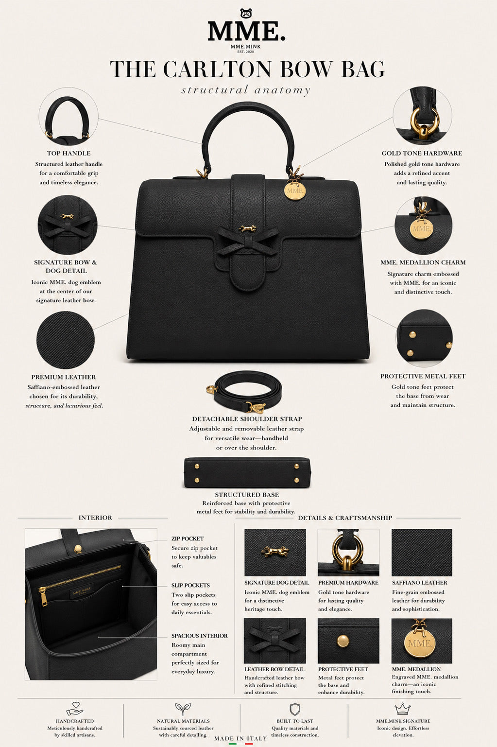 The Carlton Bow Bag