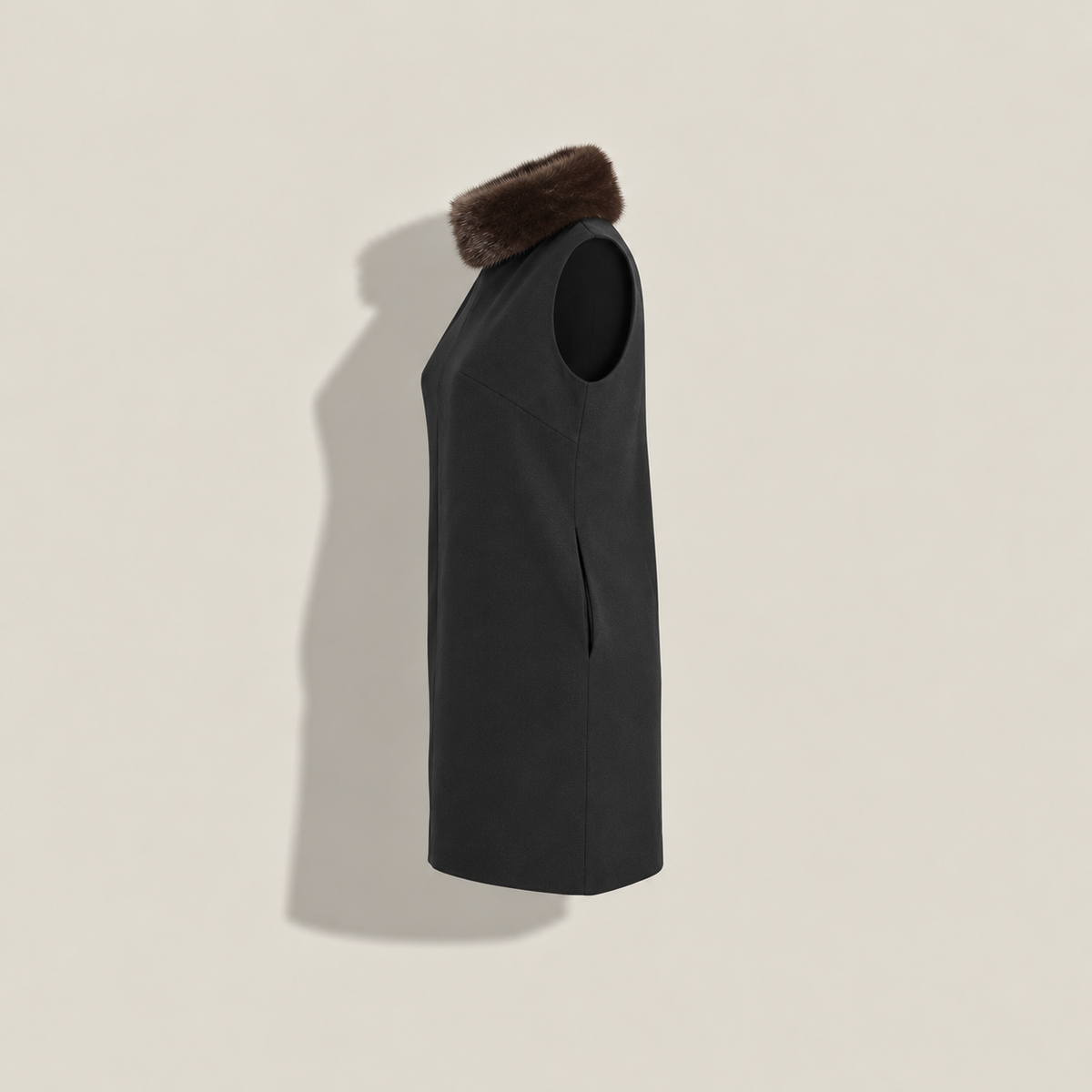 MME.MINK DEBUTANT DRESS - SABLE