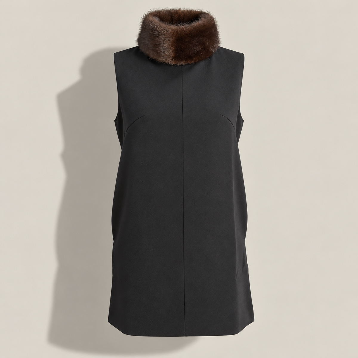 MME.MINK DEBUTANT DRESS - SABLE