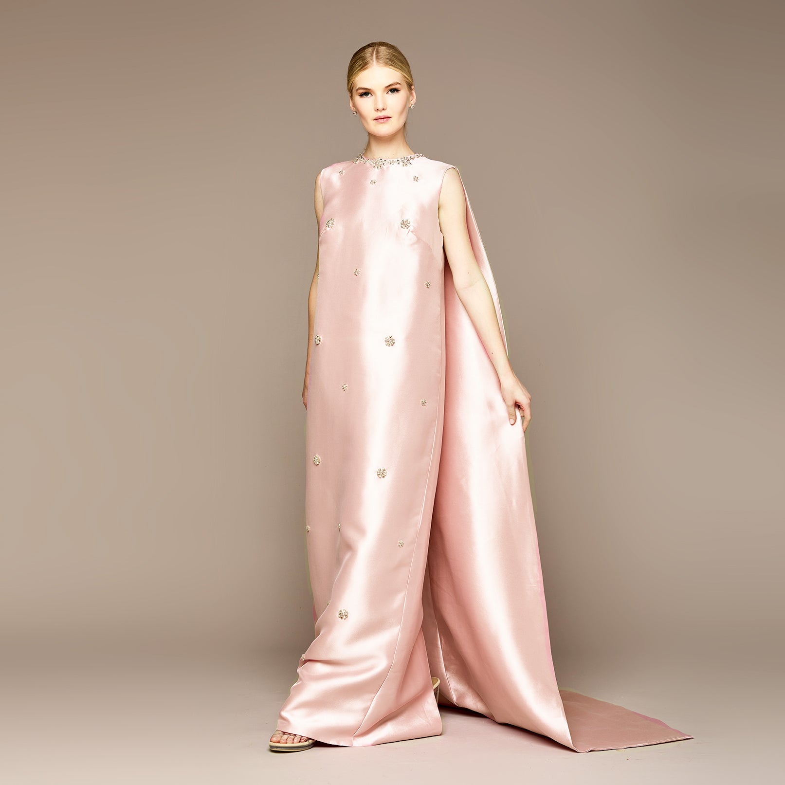 MME.MINK MONACO OPERA GOWN - ICE ROSE