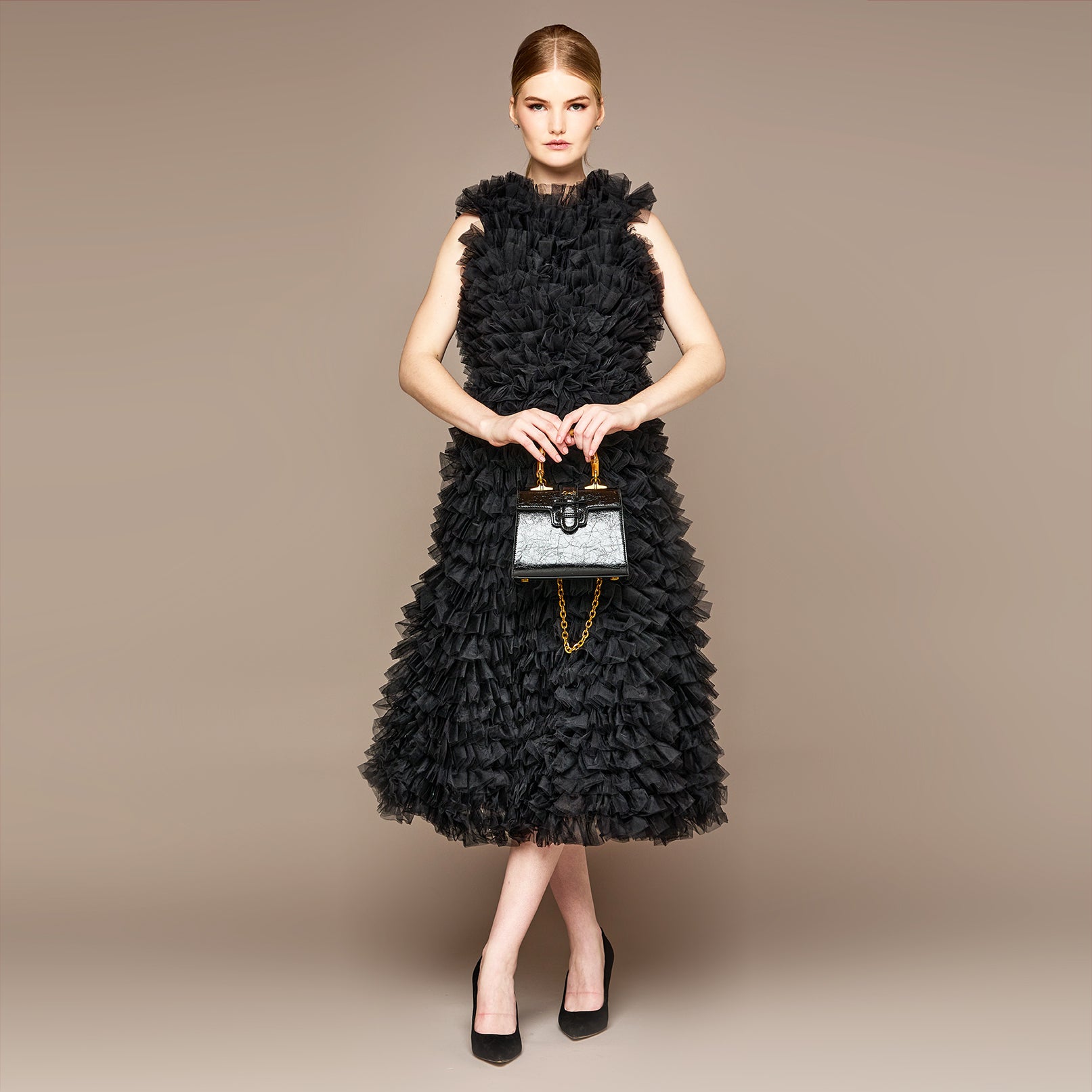MME. LADY CRILION Dress - NOIR